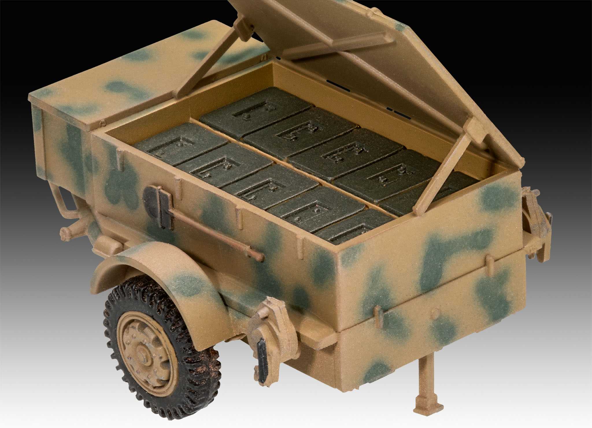 ModelSet military 63293 - sWS with Flak43 and Sd.Ah58 Ammo Trailer (1:72)