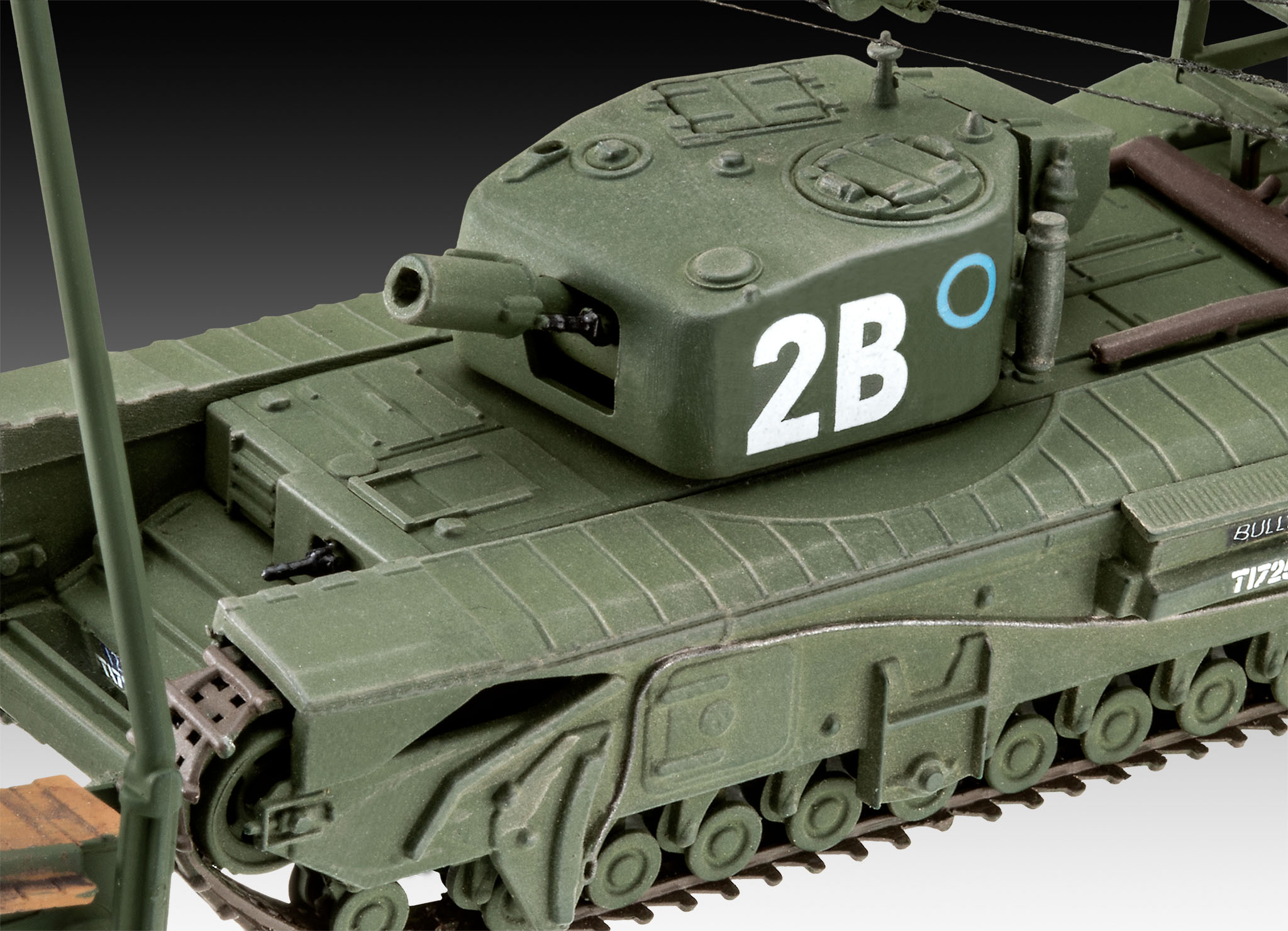ModelSet military 63297 - Churchill A.V.R.E. (1:76)
