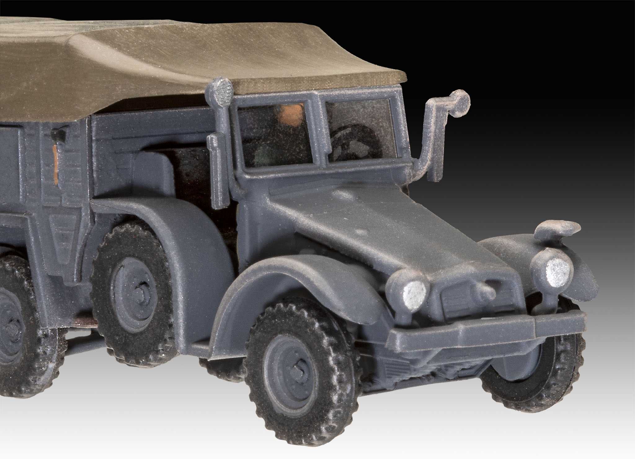 ModelSet military 63344 - Krupp Protze Kfz 69 with 3.7cm Pak (1:76)