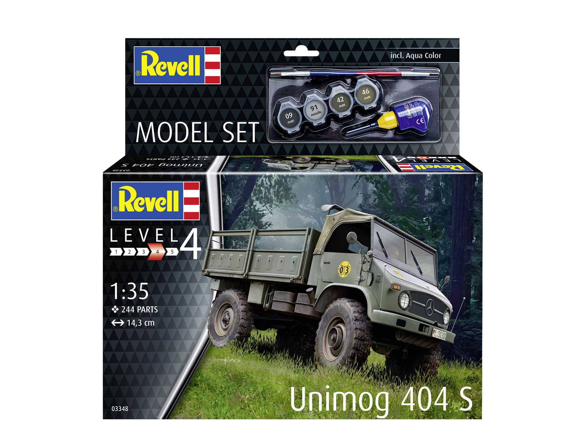 ModelSet military 63348 - Unimog 404 S (1:35)