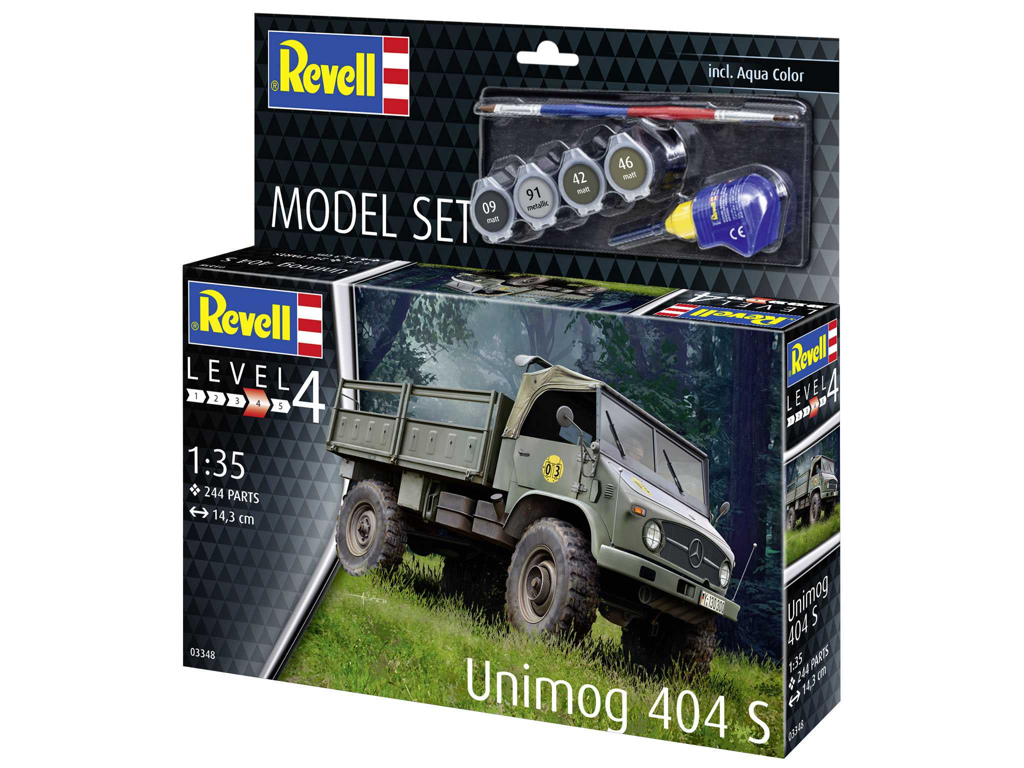 ModelSet military 63348 - Unimog 404 S (1:35)