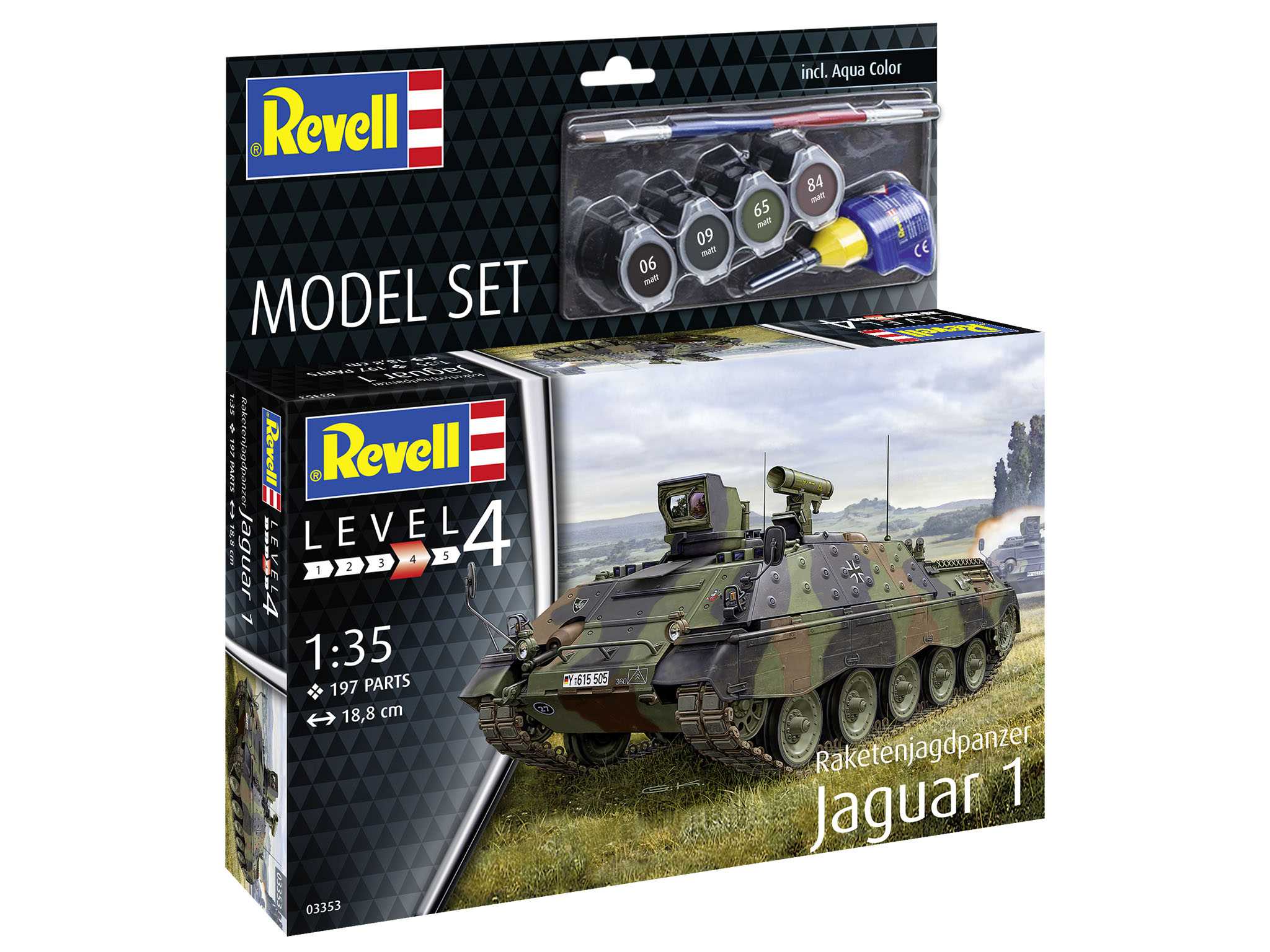 ModelSet military 63353 - Raketenjagdpanzer Jaguar 1 (1:35) 18-63353