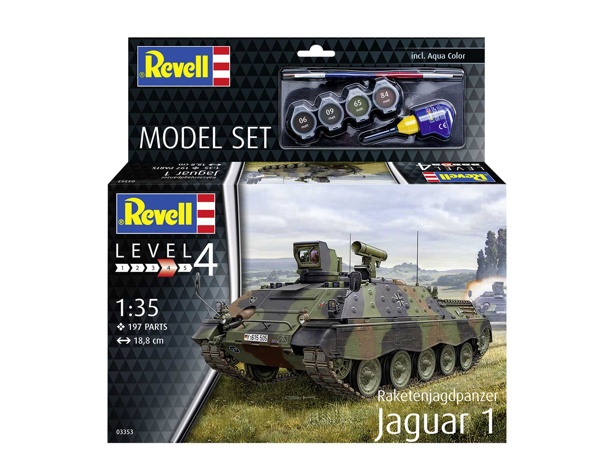 ModelSet military 63353 - Raketenjagdpanzer Jaguar 1 (1:35)