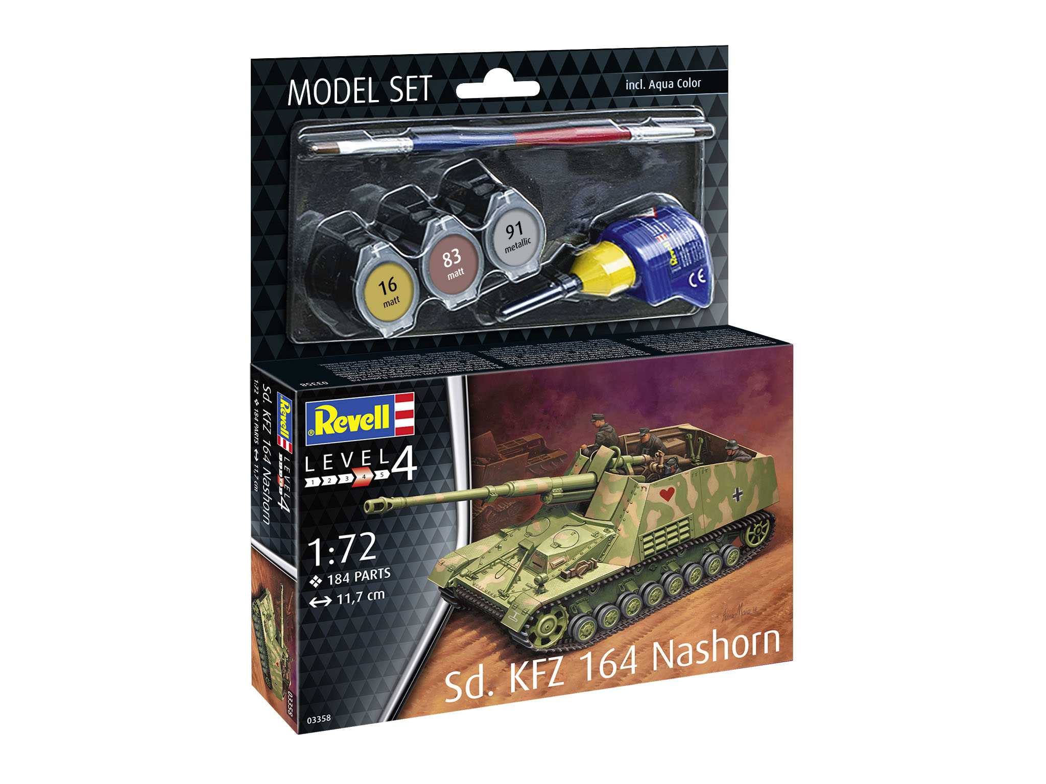 1:72 Sd.Kfz.164 Nashorn (zestaw modeli)