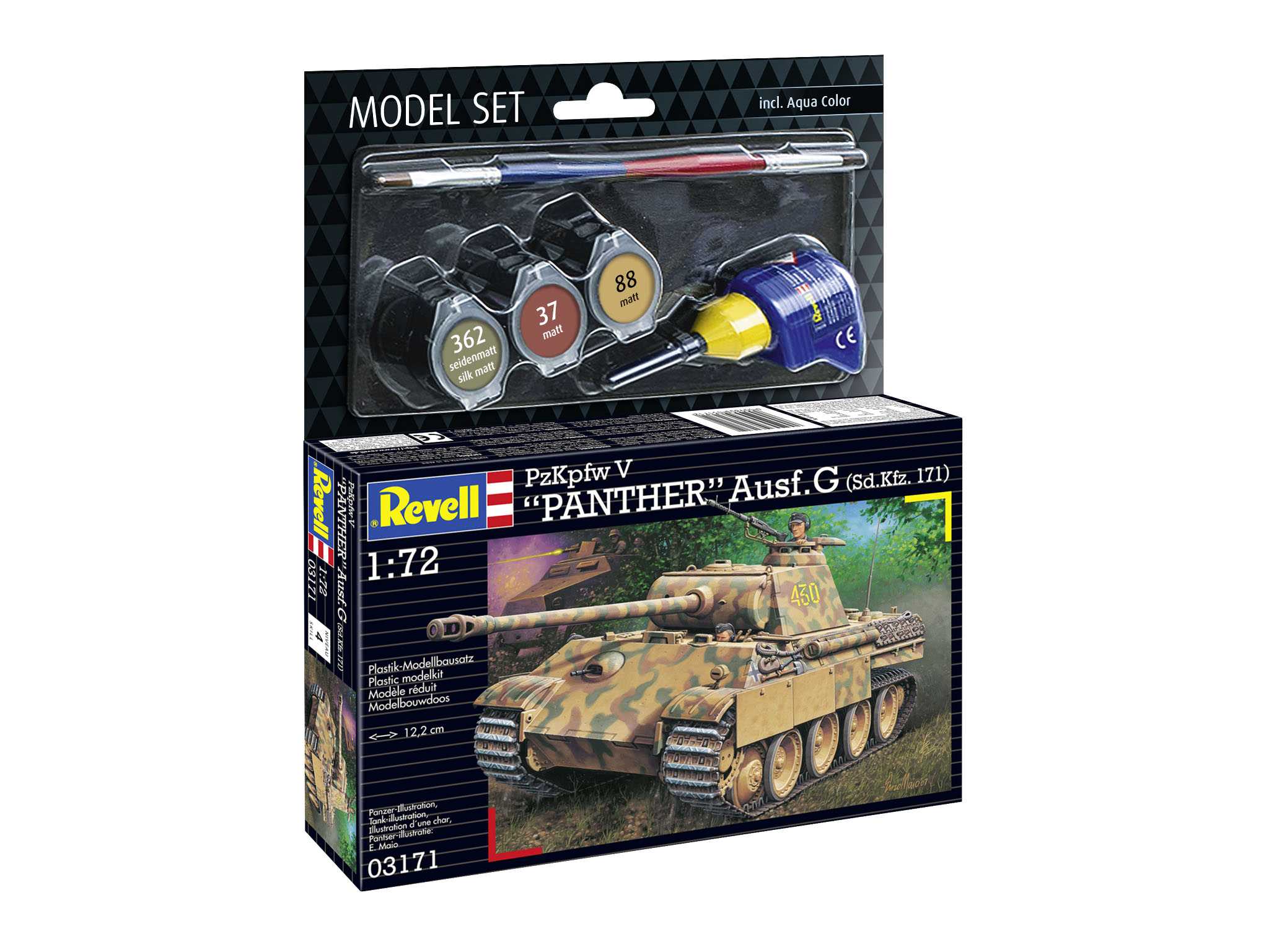 1:72 Panther Ausf.G (zestaw modeli)