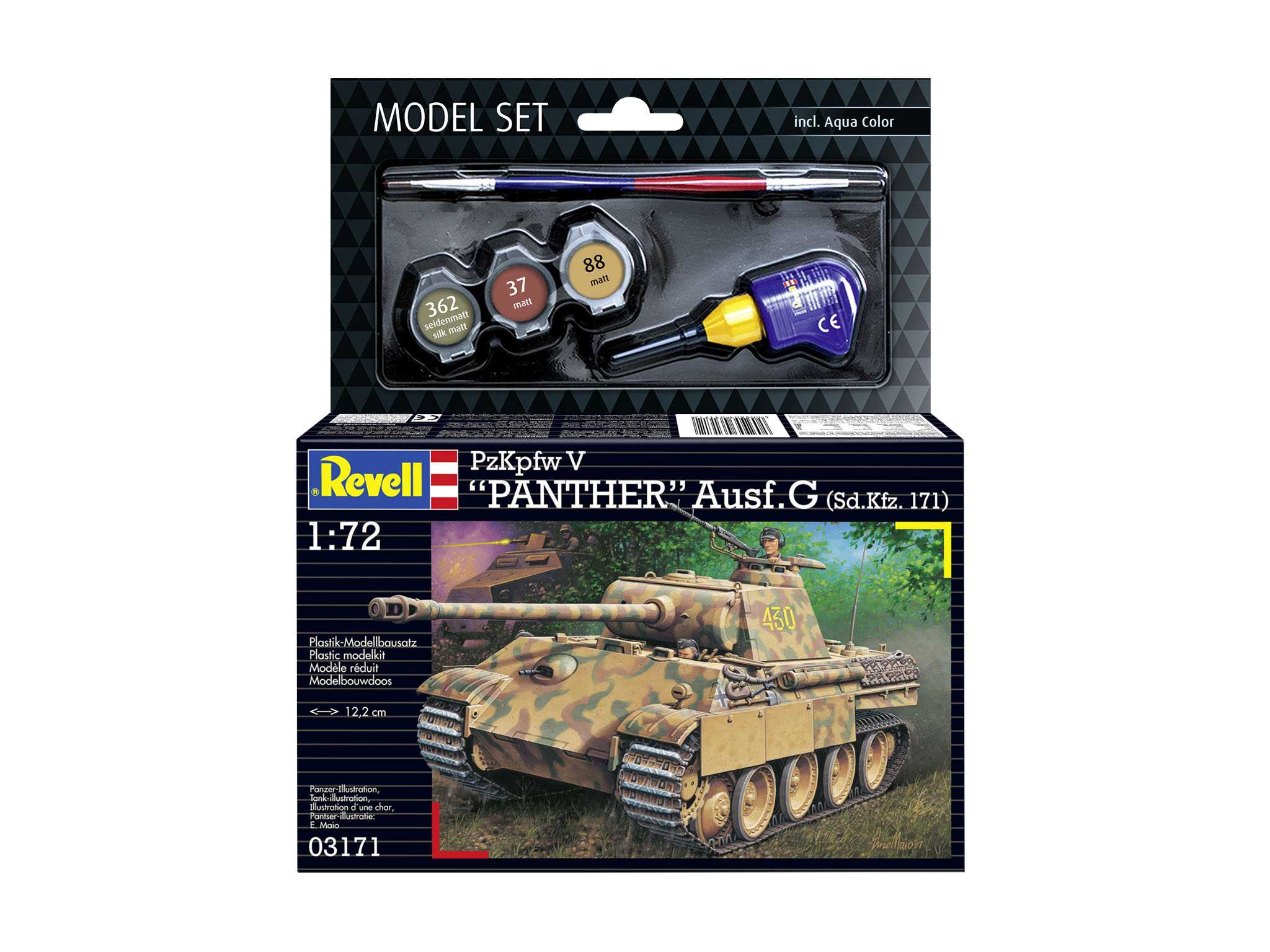 ModelSet tank 63171 - Panther Ausf. G (Sd.Kfz. 171) (1:72)