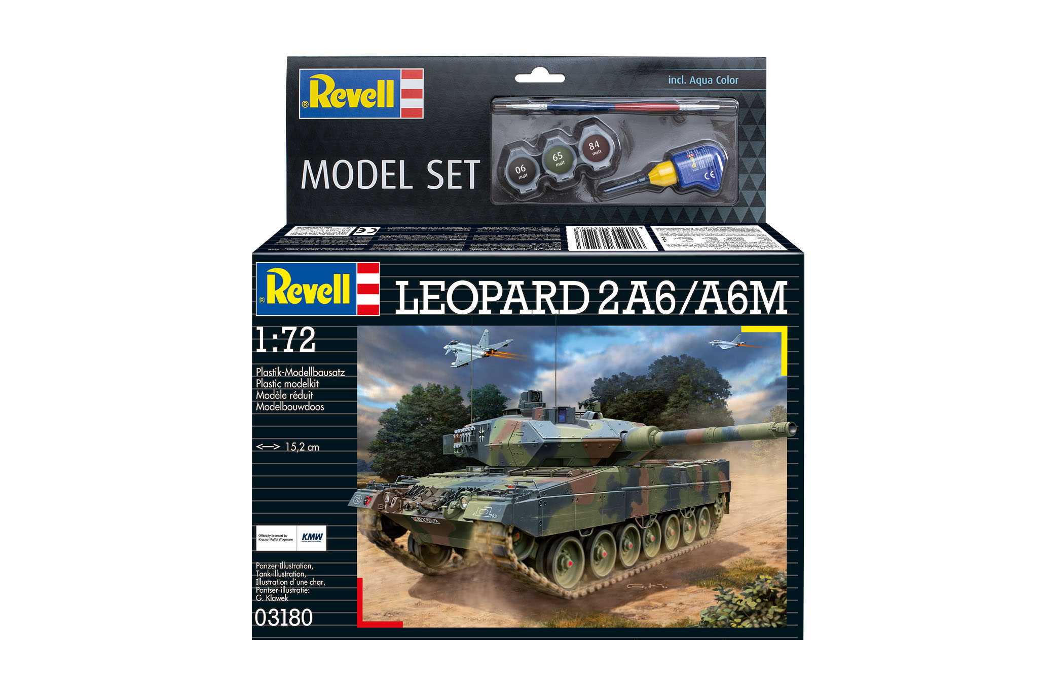 ModelSet tank 63180 - Leopard 2A6/A6M (1:72)