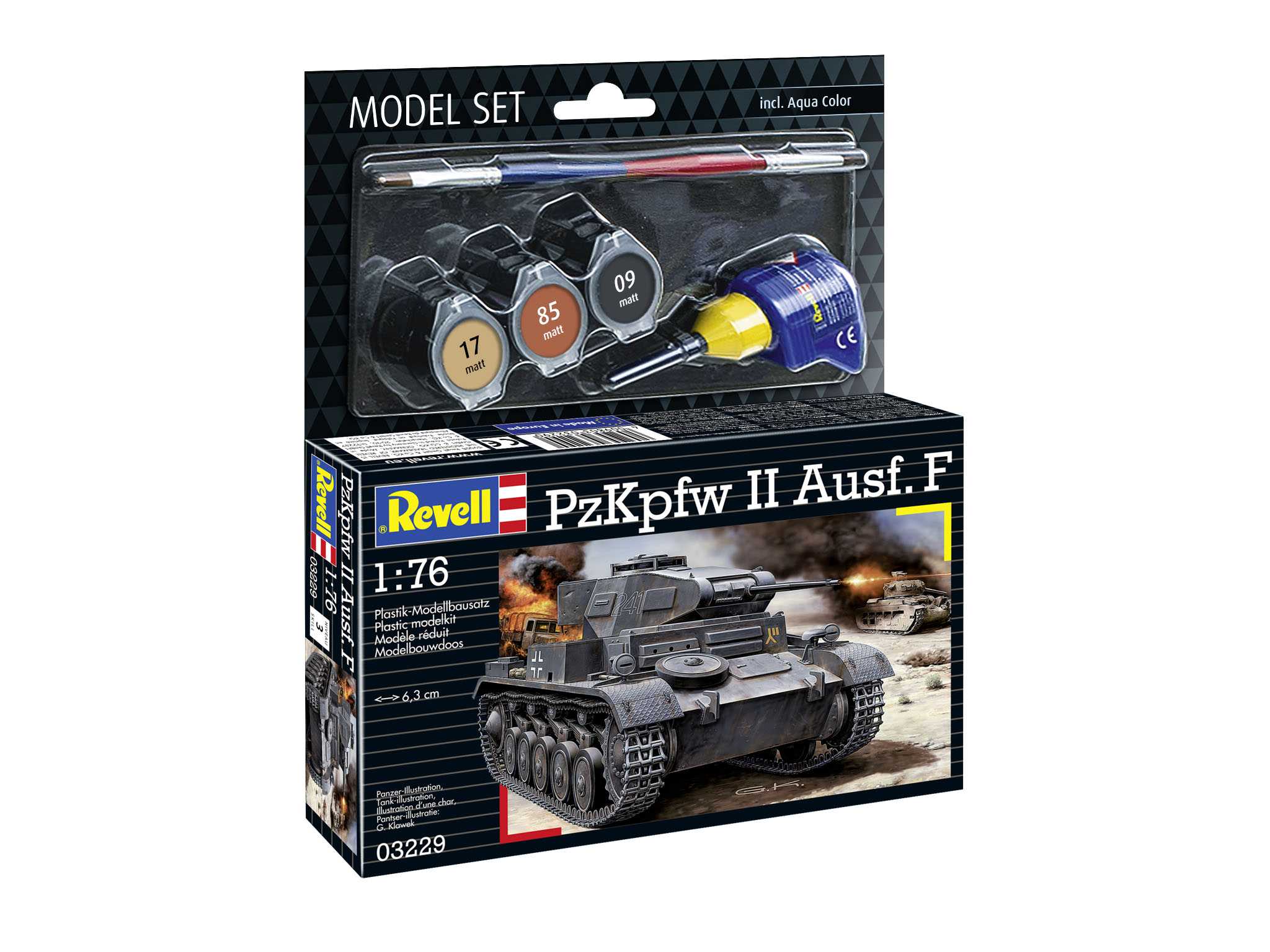 1:76 Pz.Kpfw.II Ausf.F (zestaw modeli)