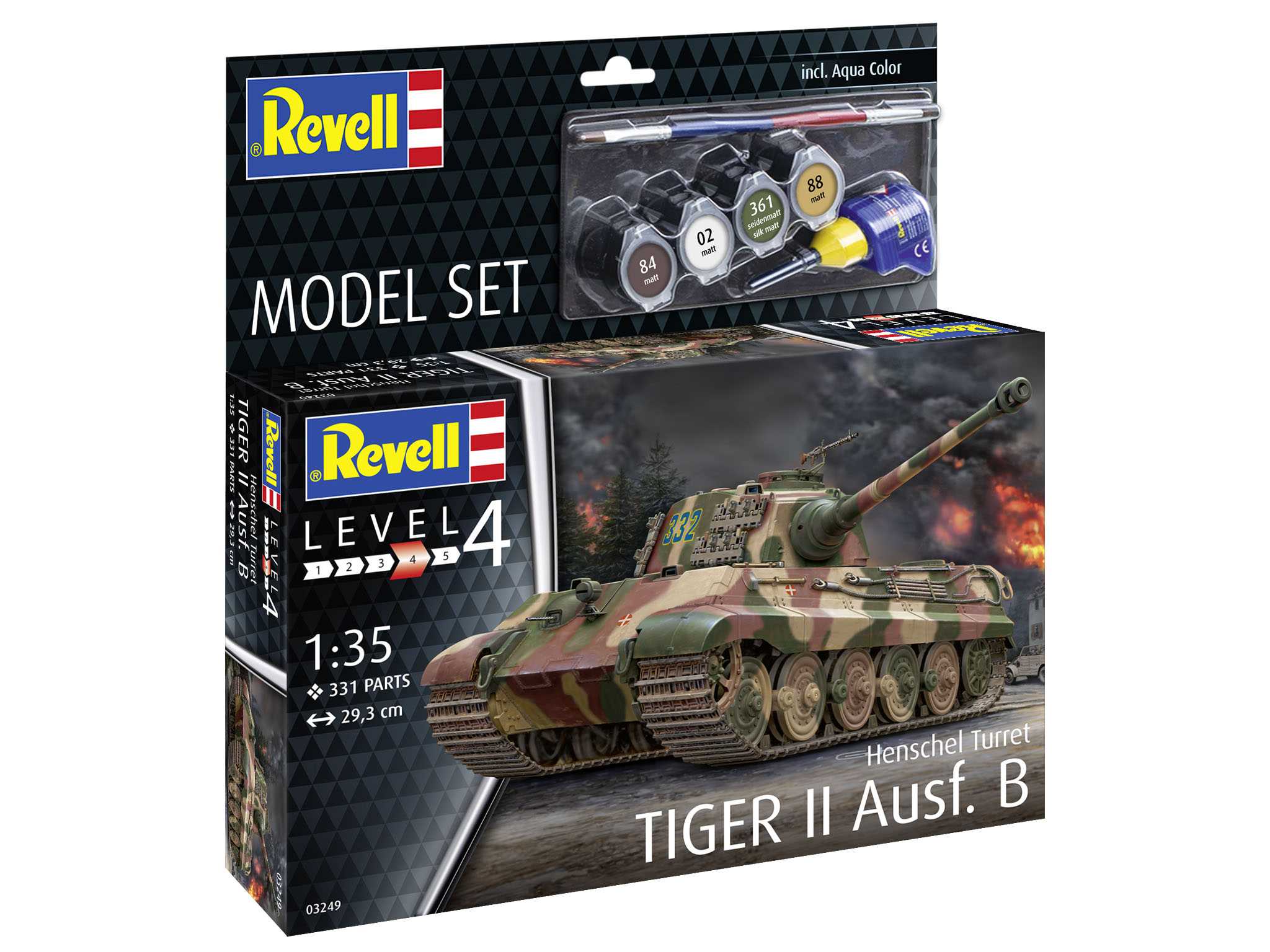 ModelSet tank 63249 - Tiger II Ausf. B (1:35) 18-63249