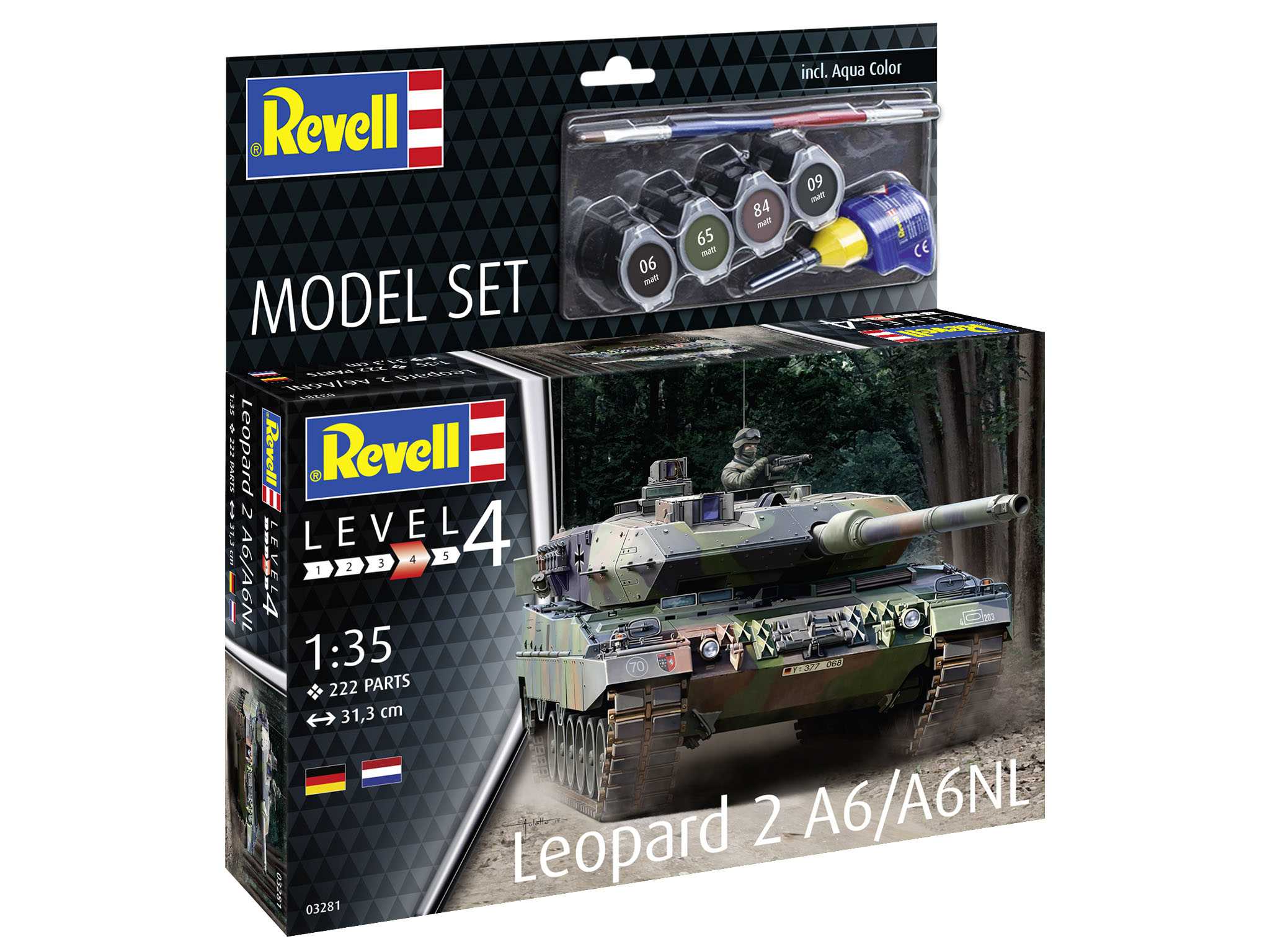 ModelSet tank 63281 - Leopard 2 A6/A6NL (1:35) 18-63281