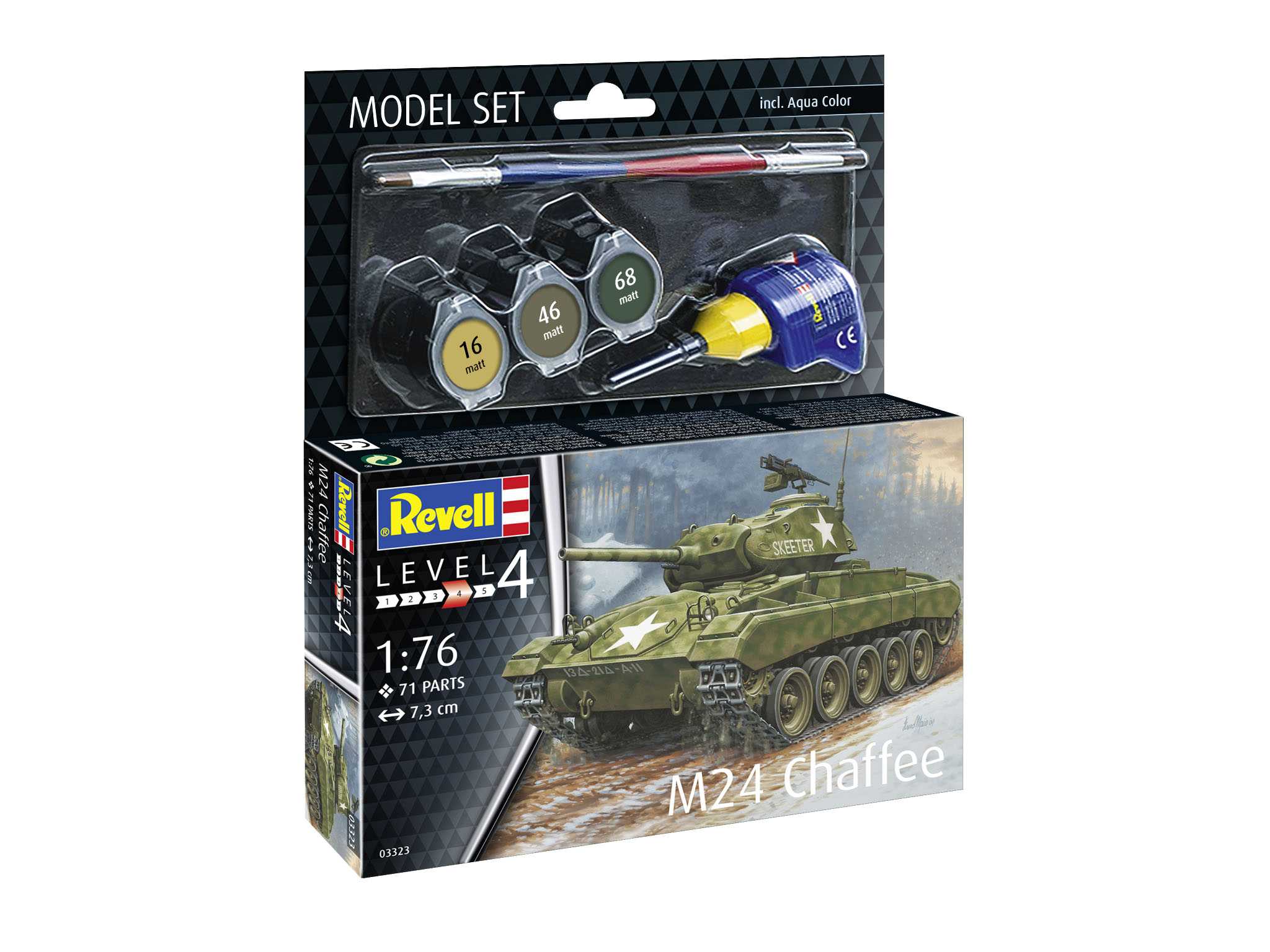 ModelSet tank 63323 - M24 Chaffee (1:76)