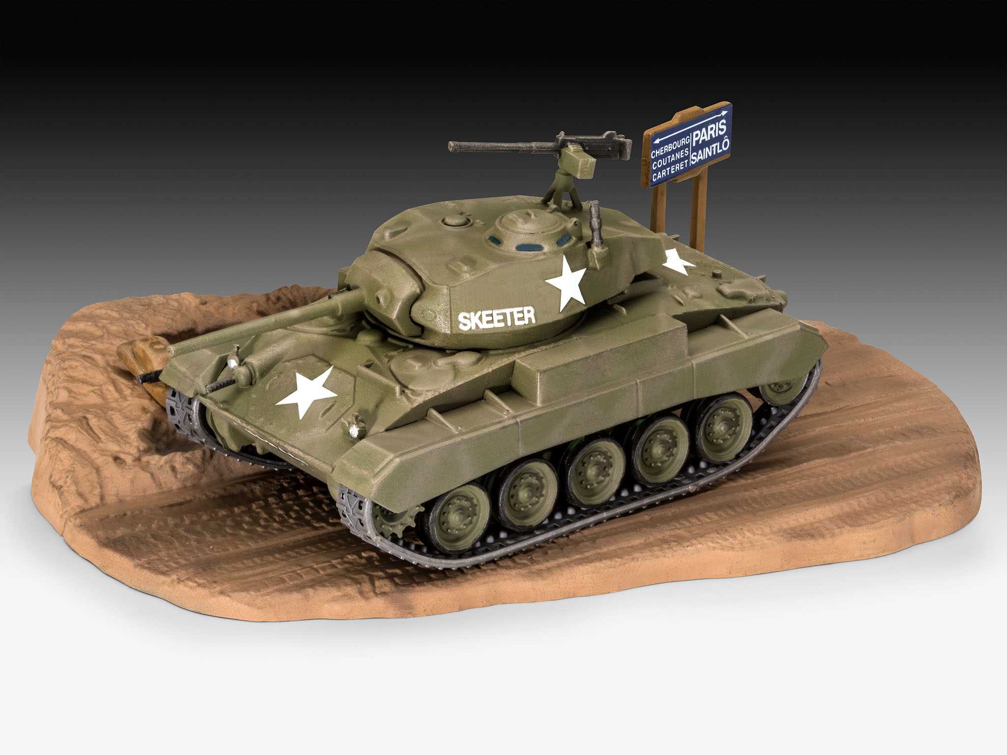 ModelSet tank 63323 - M24 Chaffee (1:76)