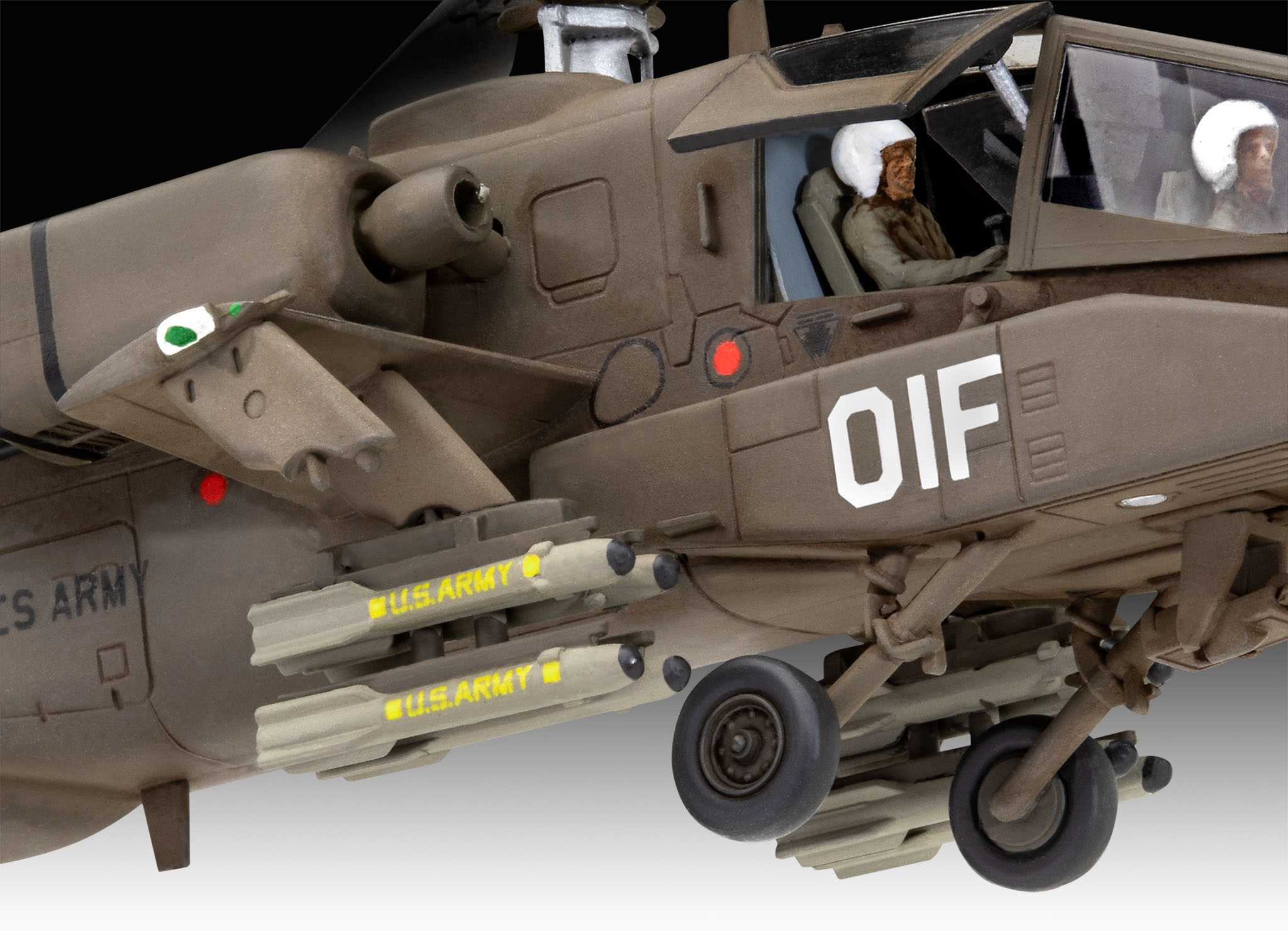 ModelSet vrtulník 63824 - AH-64A Apache (1:72)