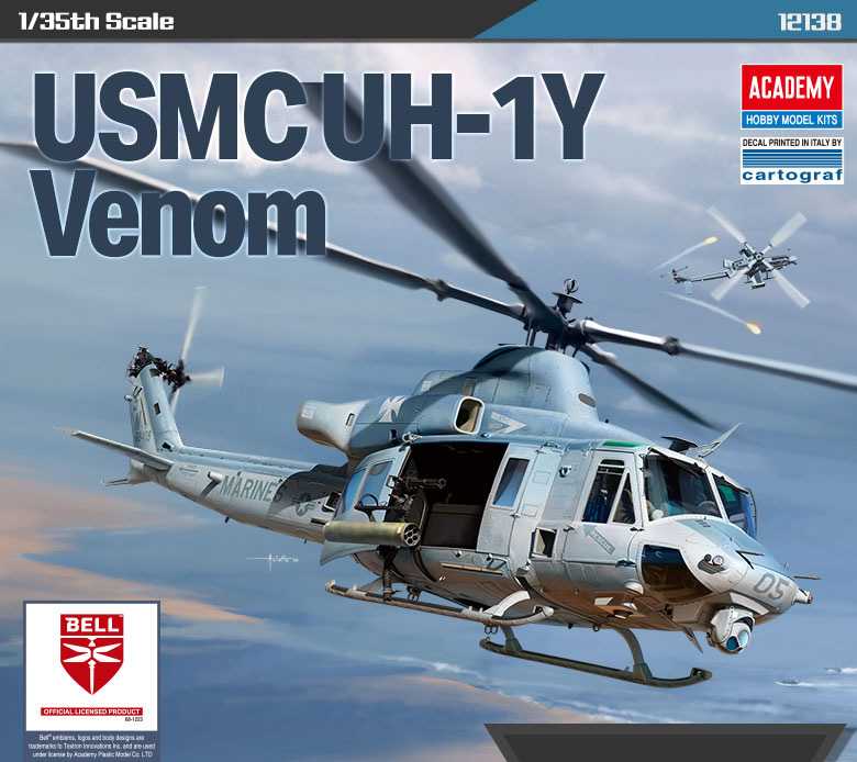 Modelk Kit vrtulník 12138 - USMC UH-1Y® Venom (1:35)