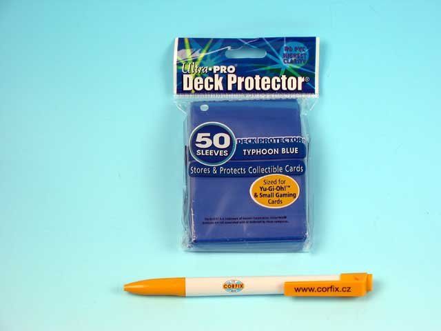 Obaly na hracie karty (YU-Gi-OH!) - modrá (SOLID TYPHN BLUE SMALL) 03-684