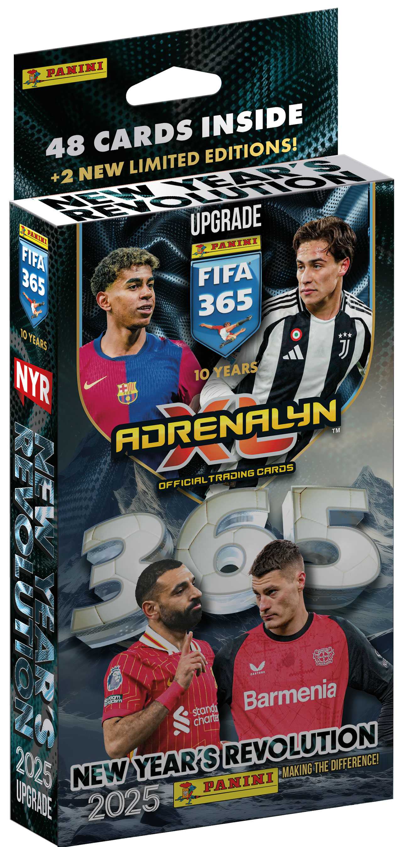 PANINI FIFA 365 2024/2025 - ADRENALYN karty - NEW YEAR'S REVOLUTION (UPGRADE)