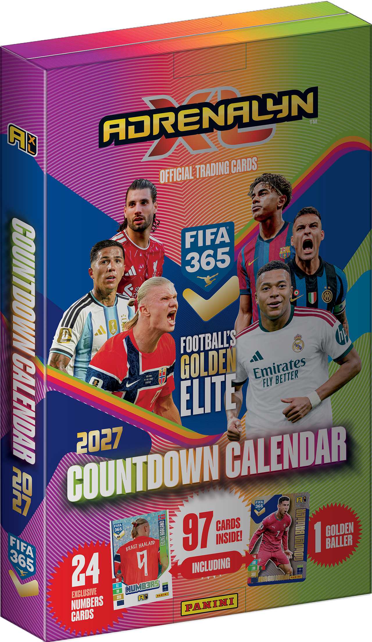 PANINI FIFA 365 2026/2027 - ADRENALYN - adventní kalendář