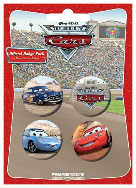 Placka set - Autá 1 - 4x38mm 07-4345