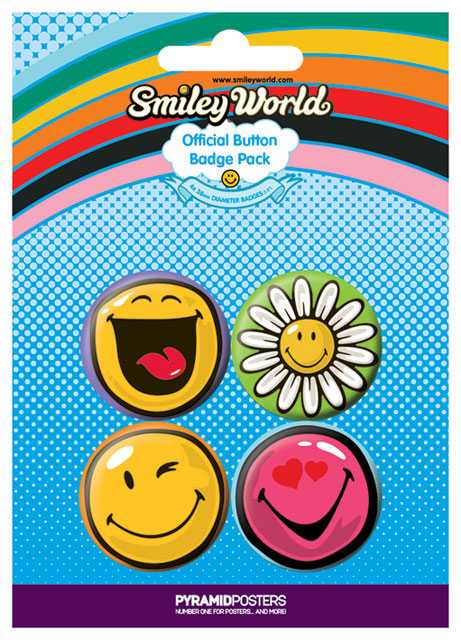 Placka set - Smiley 2 - 4x38mm 07-4354