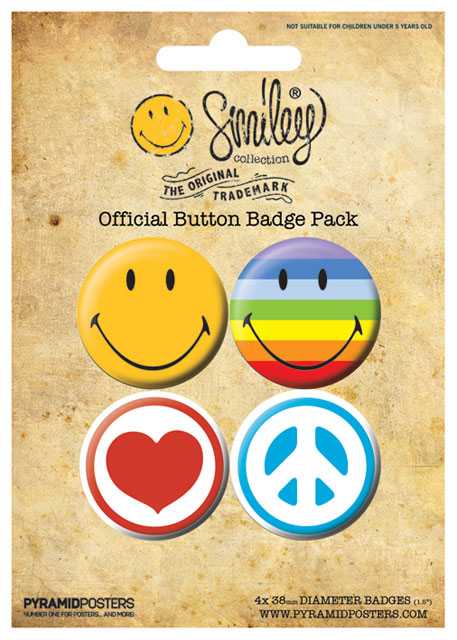 Placka set - Smiley 3 - 4x38mm 07-4355