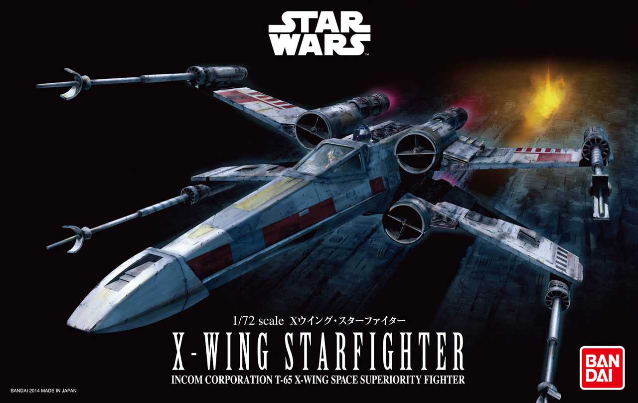 Plastic ModelKit BANDAI SW 01200 - X-Wing Starfighter (1:72)
