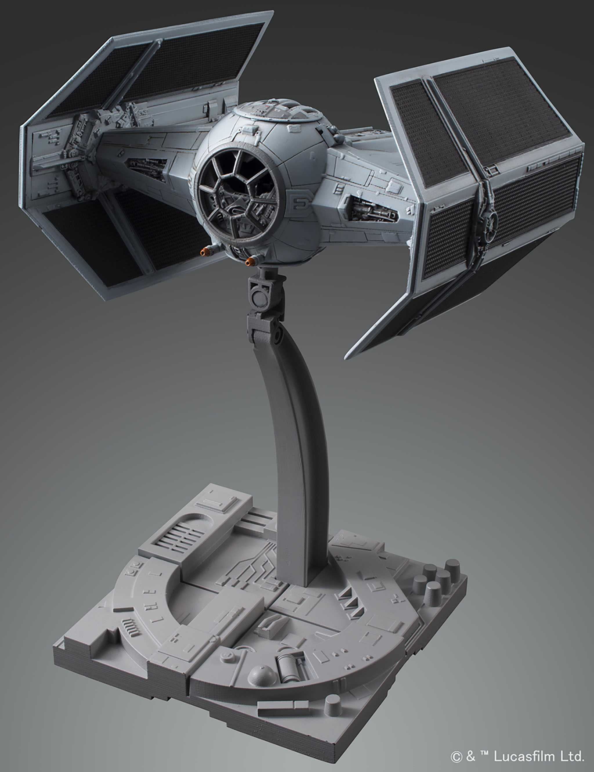 Plastic ModelKit BANDAI SW 01214 - TIE Advanced (1:72)