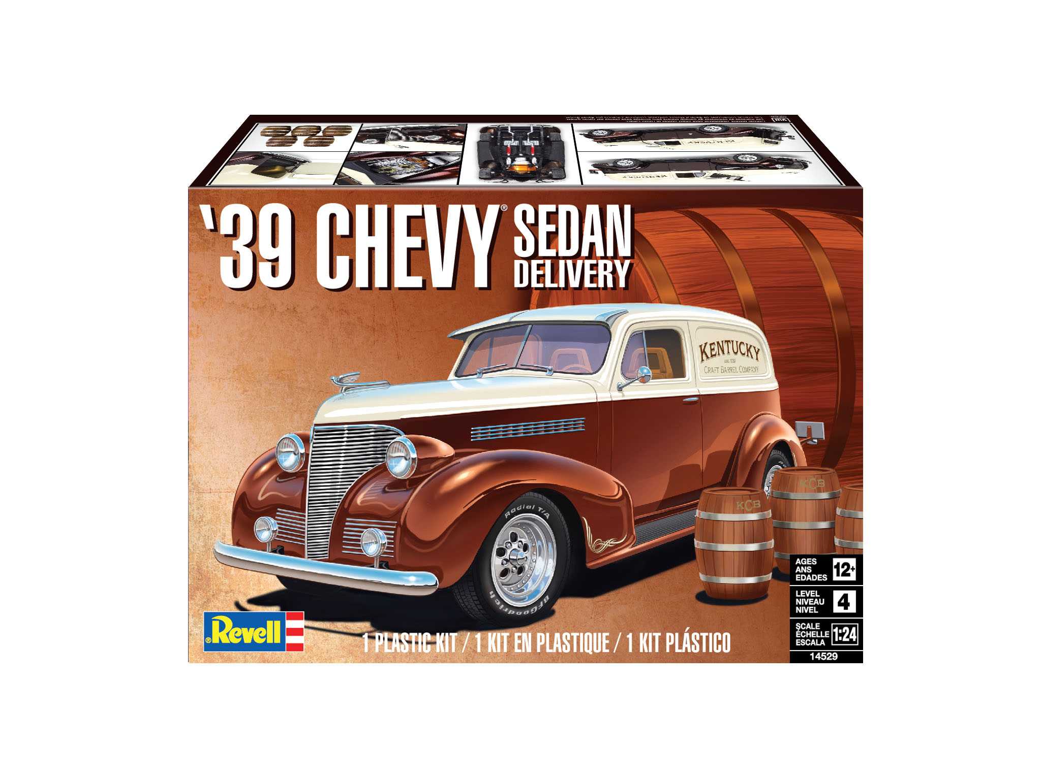 Plastic ModelKit MONOGRAM auto 4529 - 1939 Chevy Sedan Delivery (1:24) 85-4529