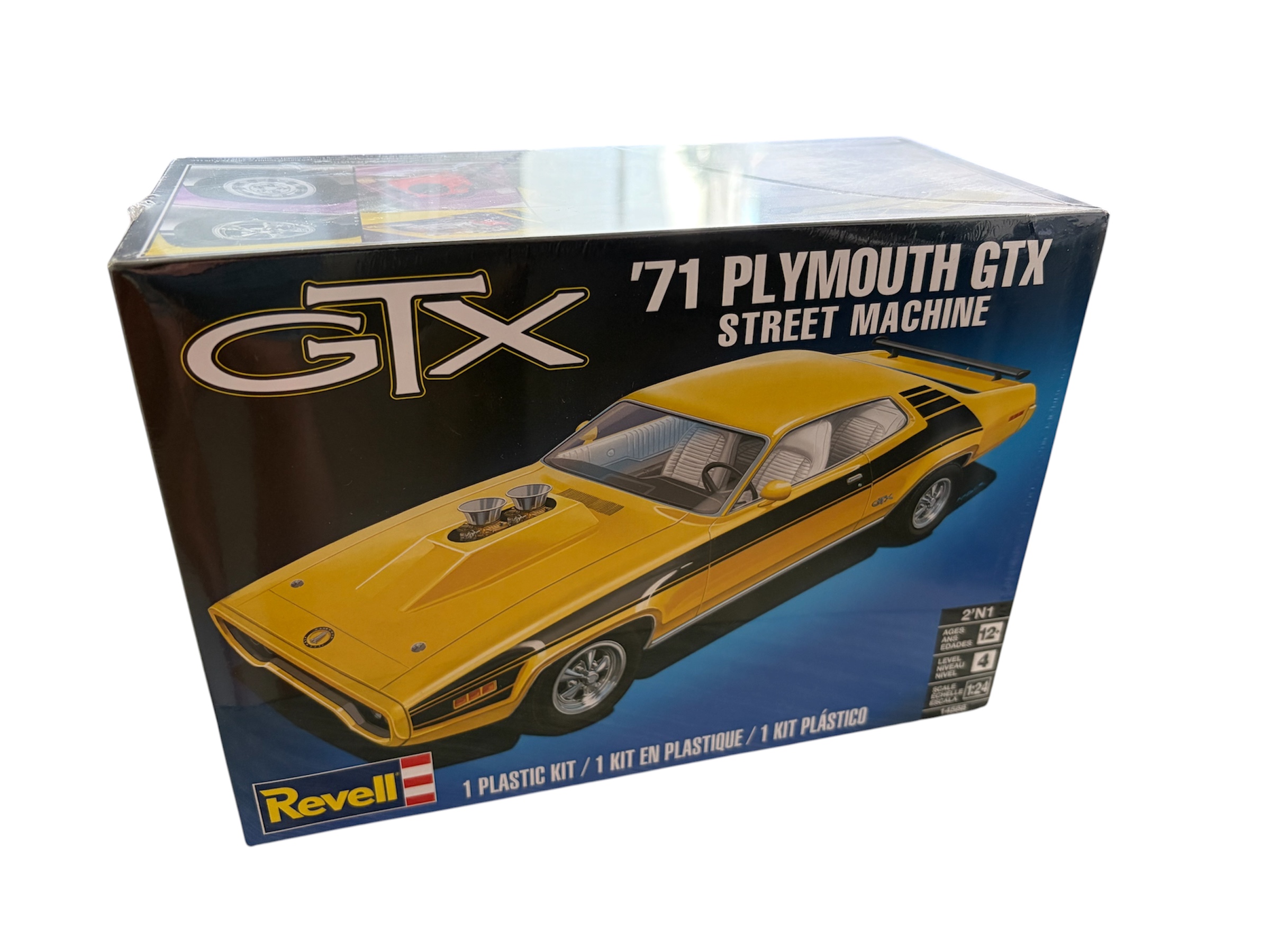 Plastic ModelKit MONOGRAM auto 4588 - 71 Plymouth Satelie GTX Street Machine (1:24)