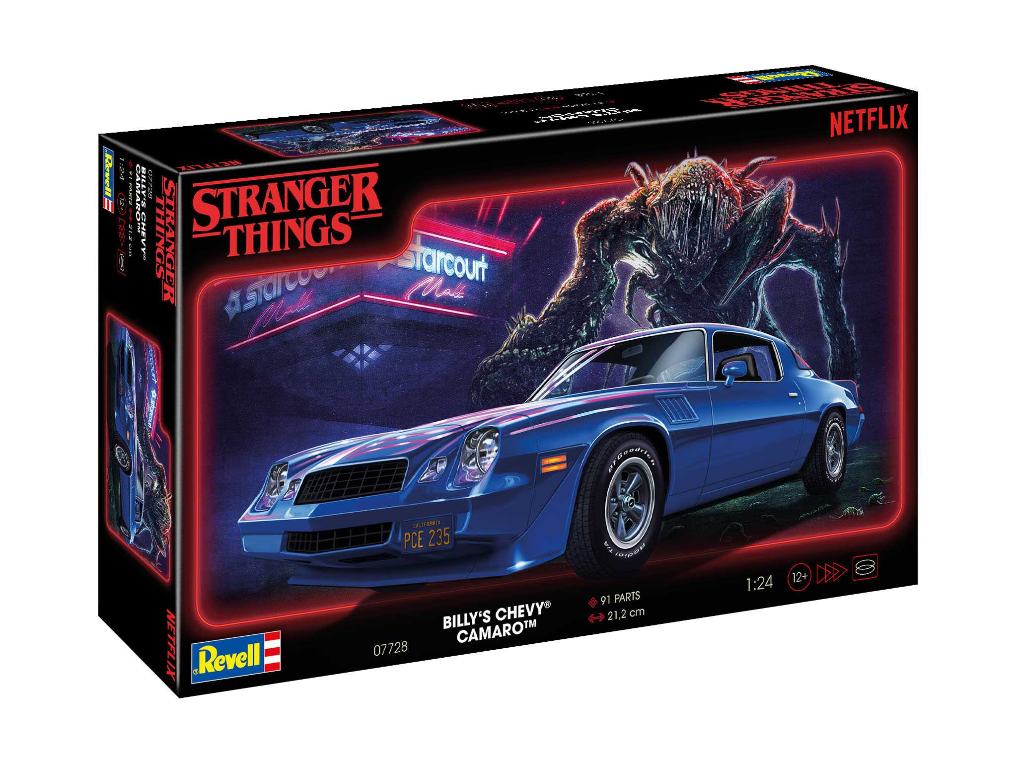 Plastic ModelKit STRANGER THINGS auto 07728 - Chevy Camaro Z/28 (1:24) 18-07728