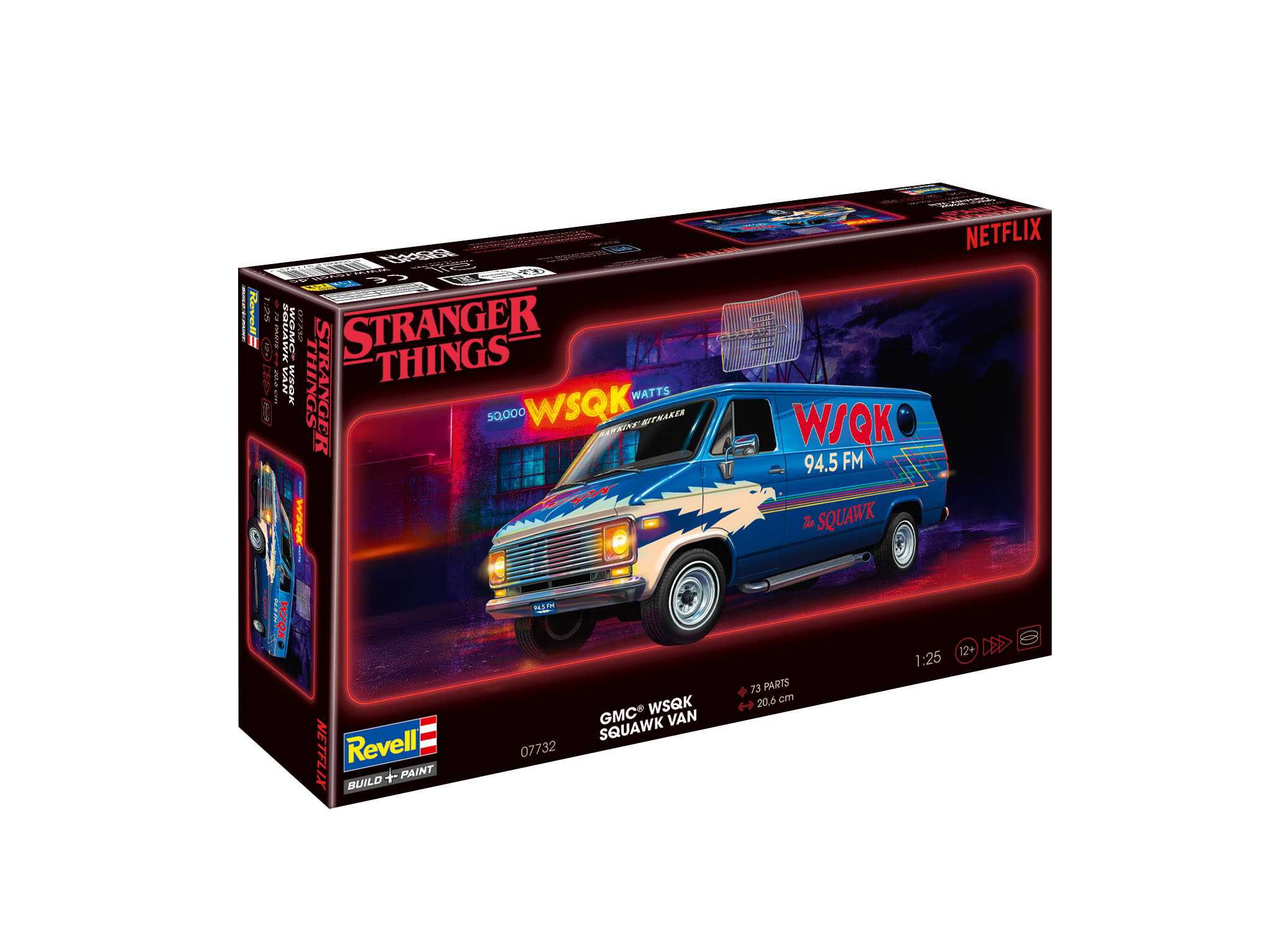 1:25 GMC® WSQK Squawk Van (Stranger Things)