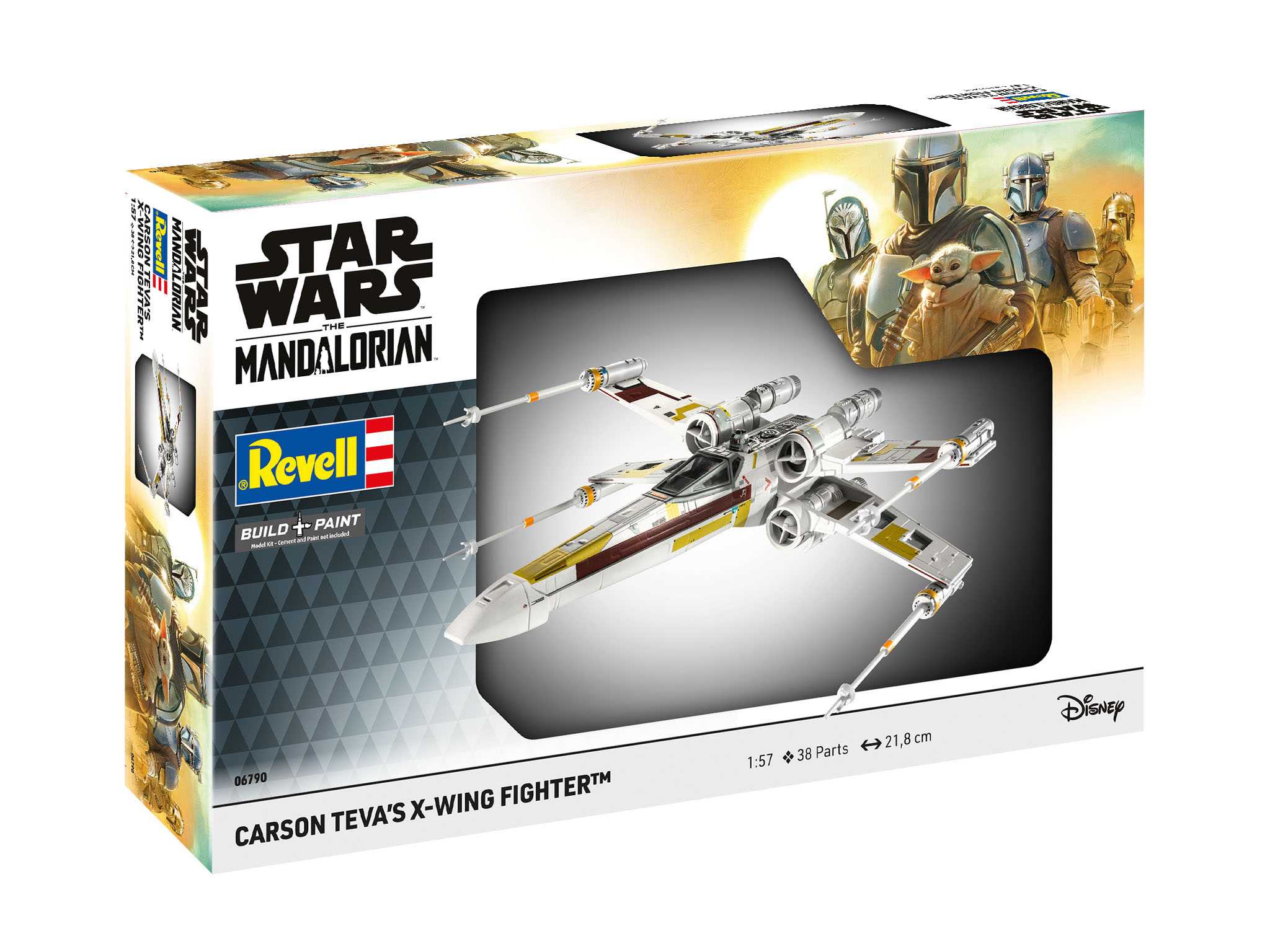 Plastic ModelKit SW 06790 - Carson Teva's X-Wing Fighter: The Mandalorian (1:57) 18-06790