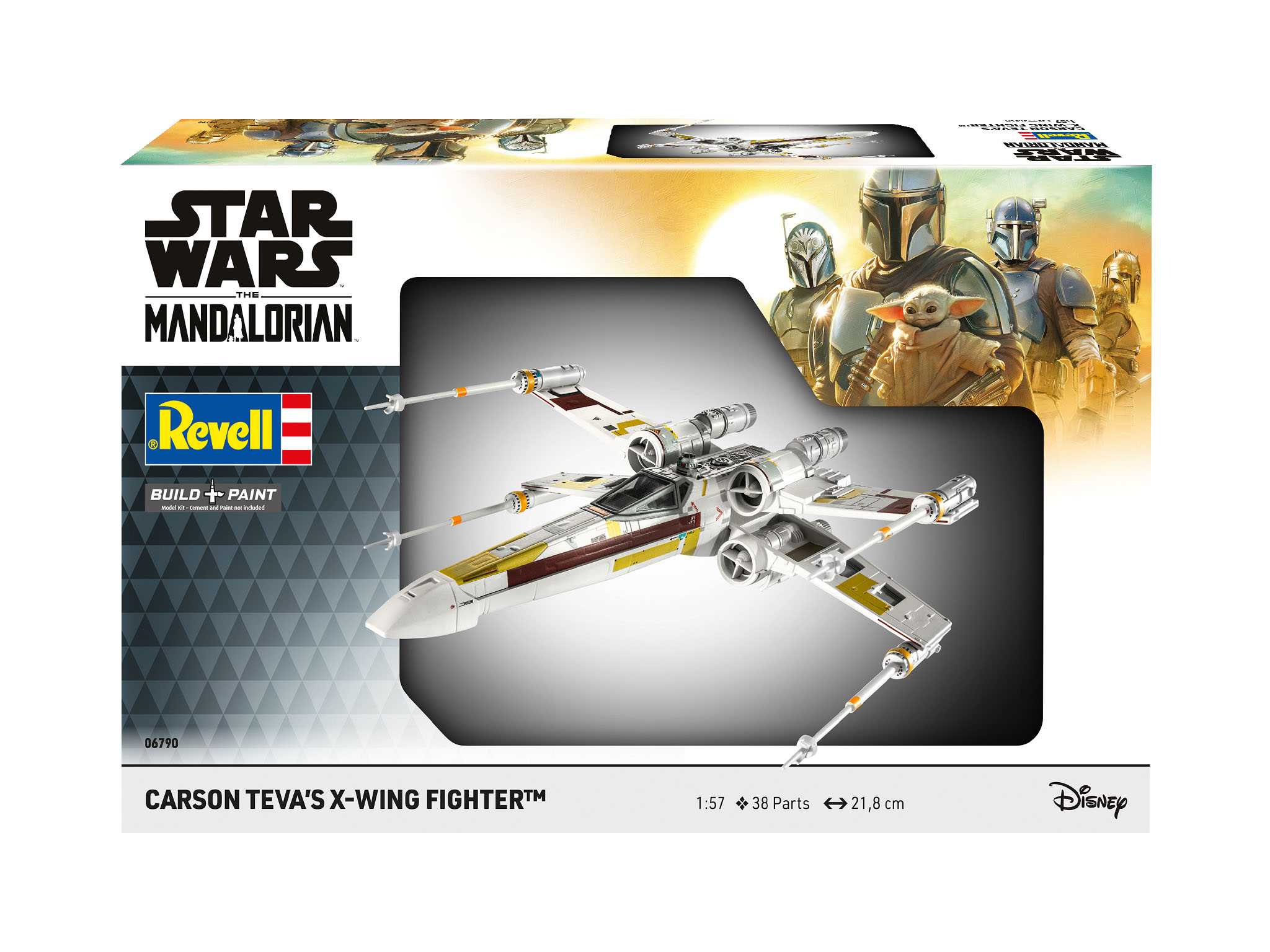 Plastic ModelKit SW 06790 - Carson Teva's X-Wing Fighter: The Mandalorian (1:57)