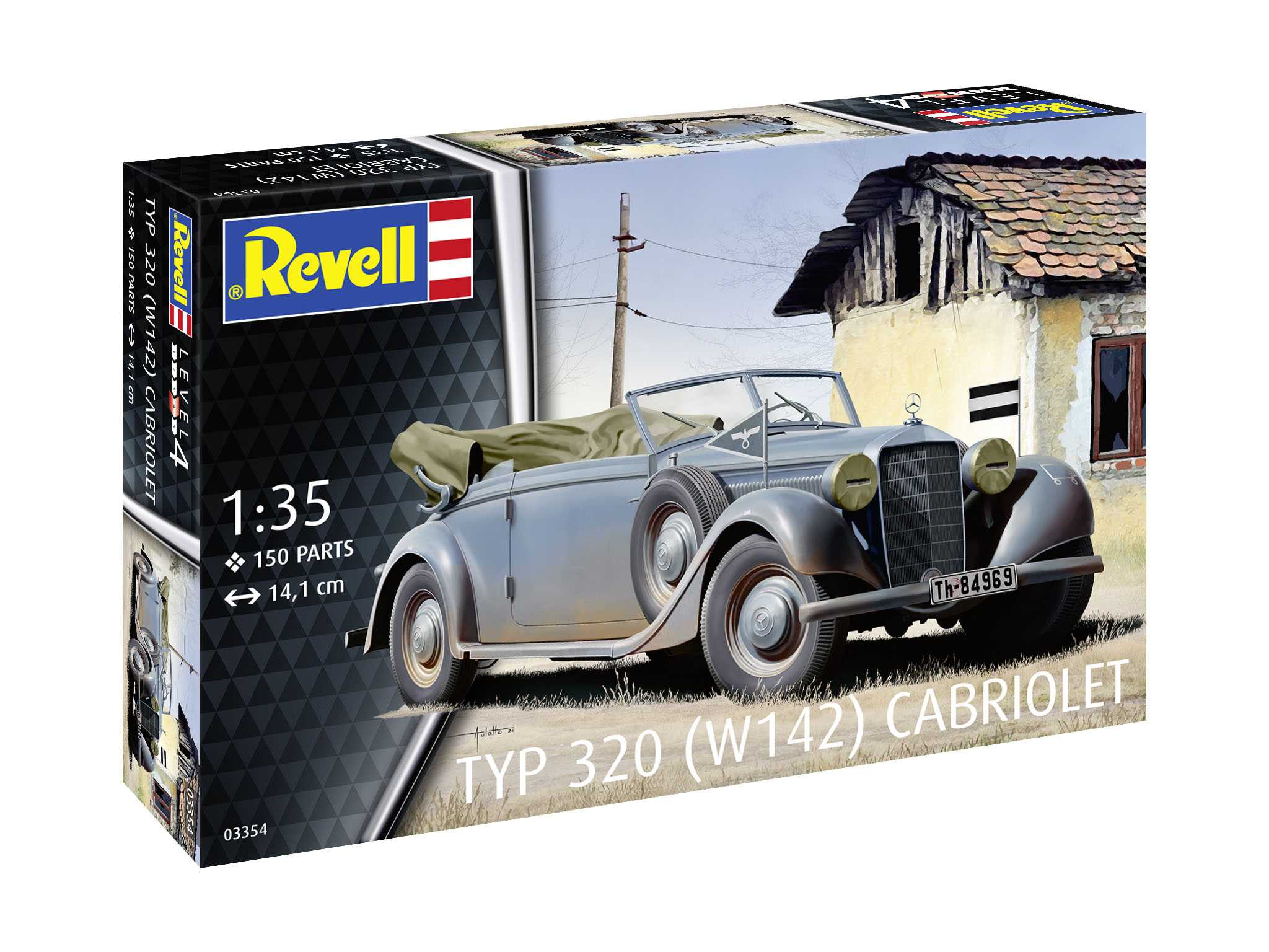 Plastic ModelKit auto 03354 - Typ 320 (W142) Cabriolet (1:35) 18-03354