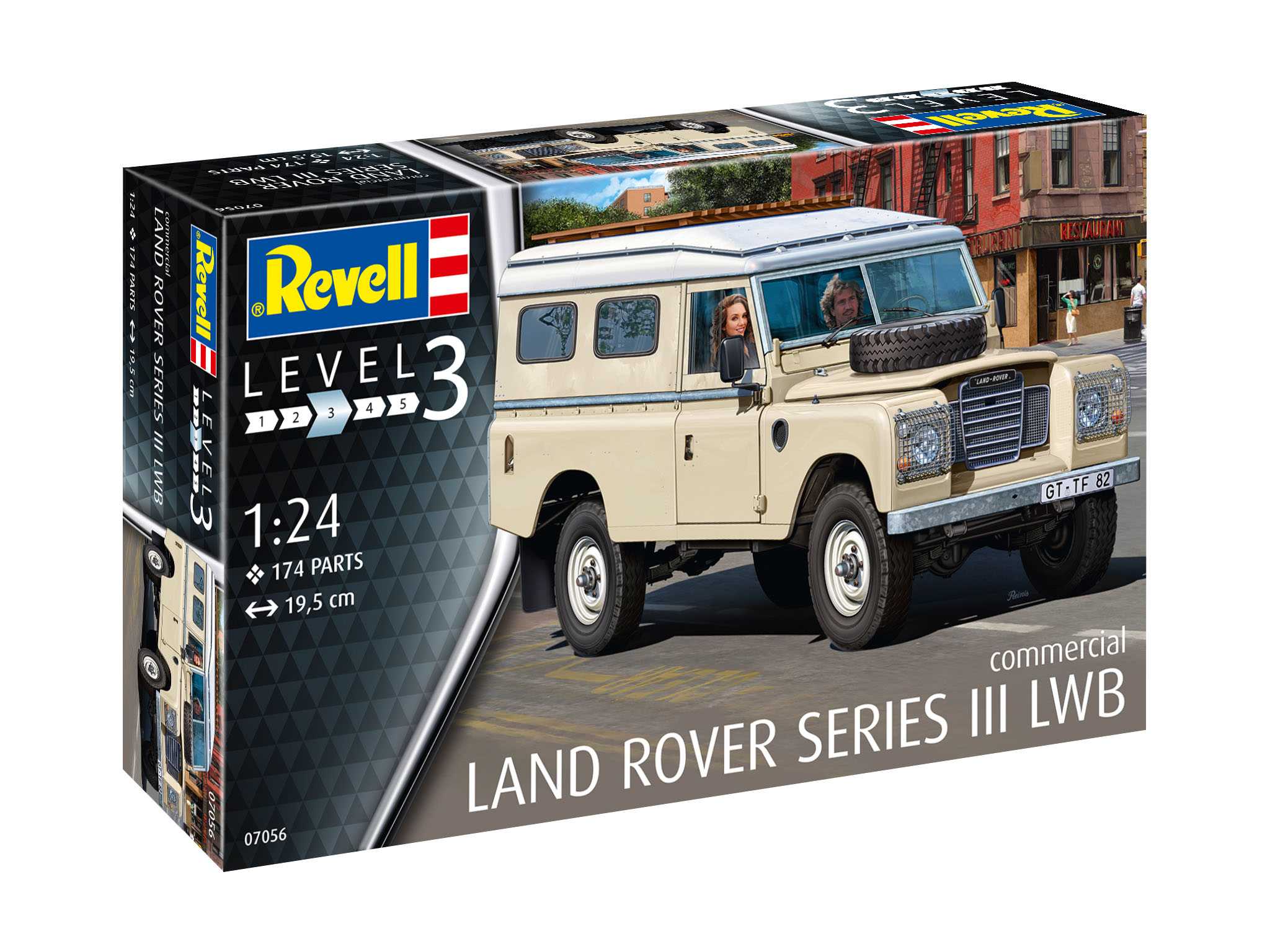 Plastic ModelKit auto 07056 - Land Rover Series III LWB (commercial) (1:24) 18-07056