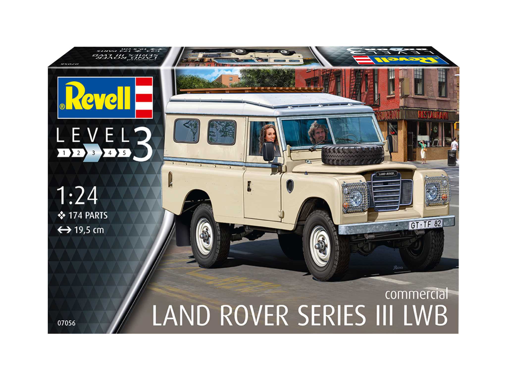 Plastic ModelKit auto 07056 - Land Rover Series III LWB (commercial) (1:24)