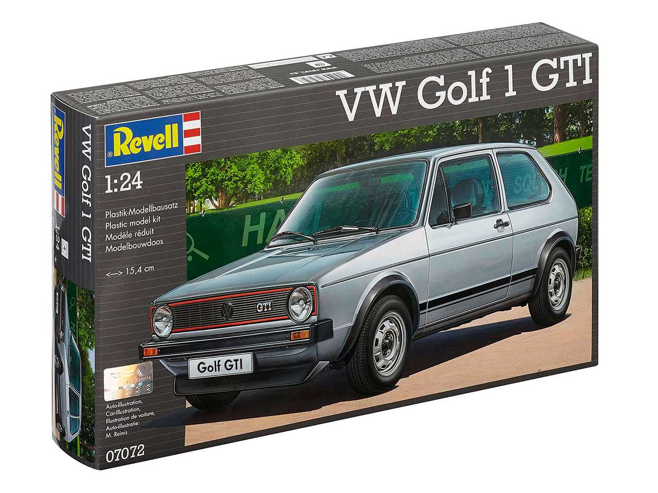 Plastic ModelKit auto 07072 - VW Golf 1 GTI (1:24)