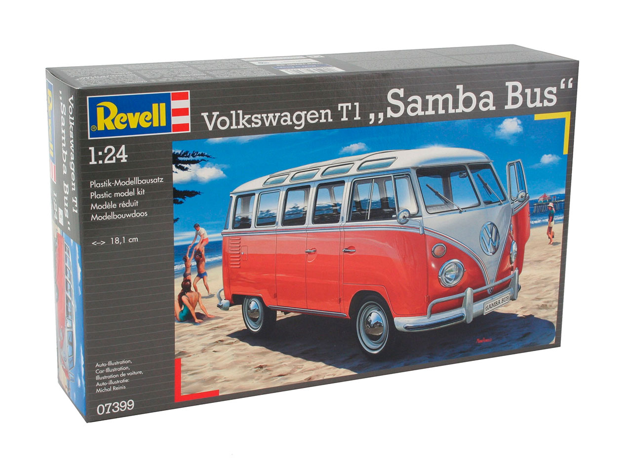Plastic ModelKit auto 07399 - VW T1 SAMBA BUS (1:24) 18-3982