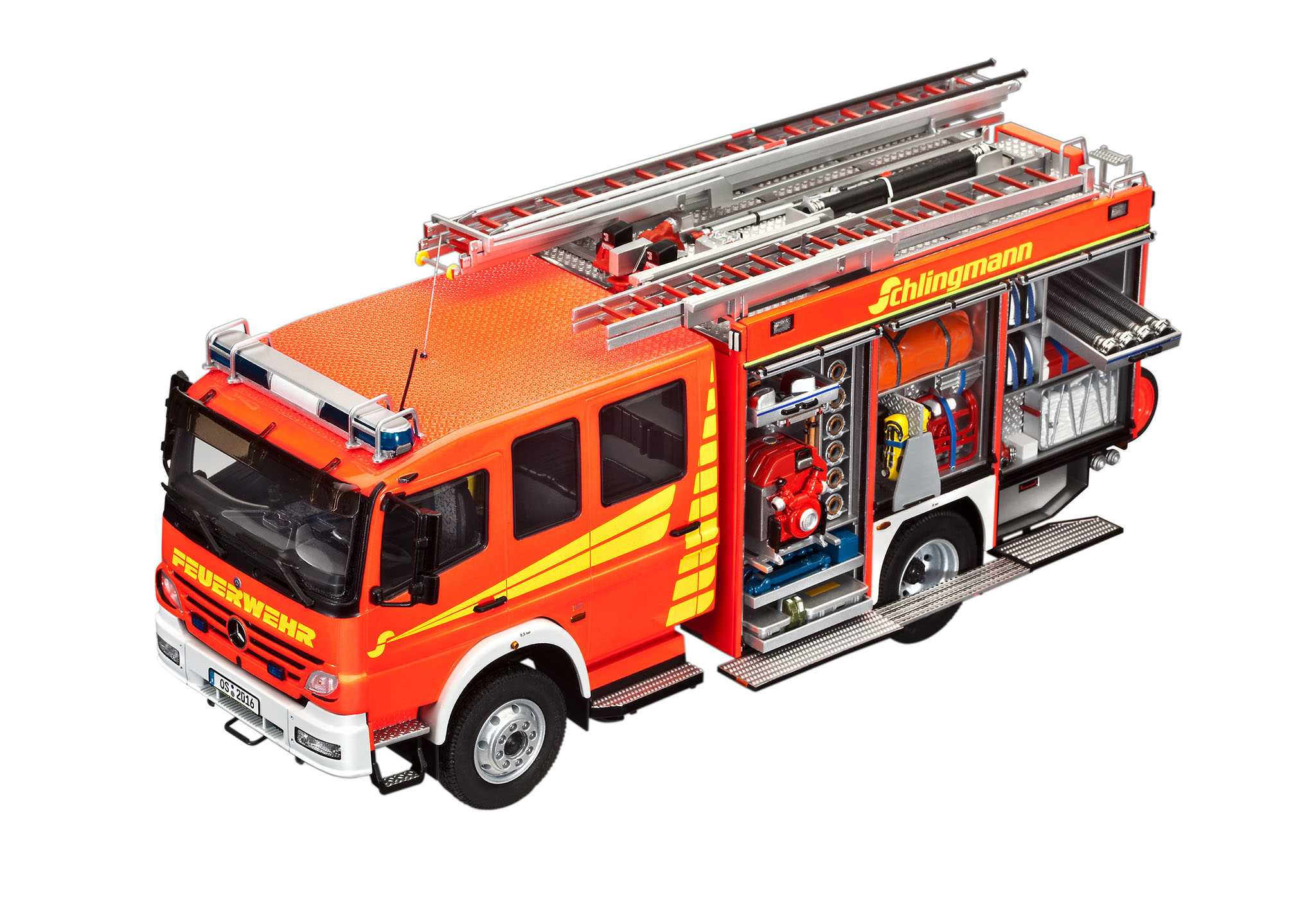Plastic ModelKit auto 07404 - Schlingmann LF20/16 Mercedes Benz Atego 1529 AF (1:24)