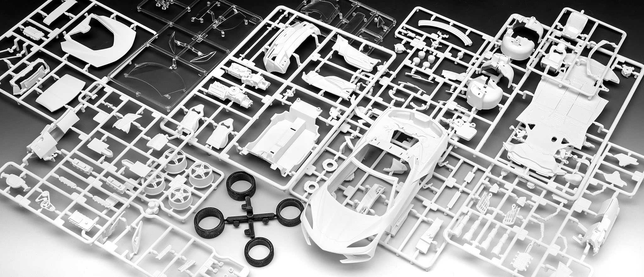 Plastic ModelKit auto 07714 - Corvette C8 Coupé (1:25)