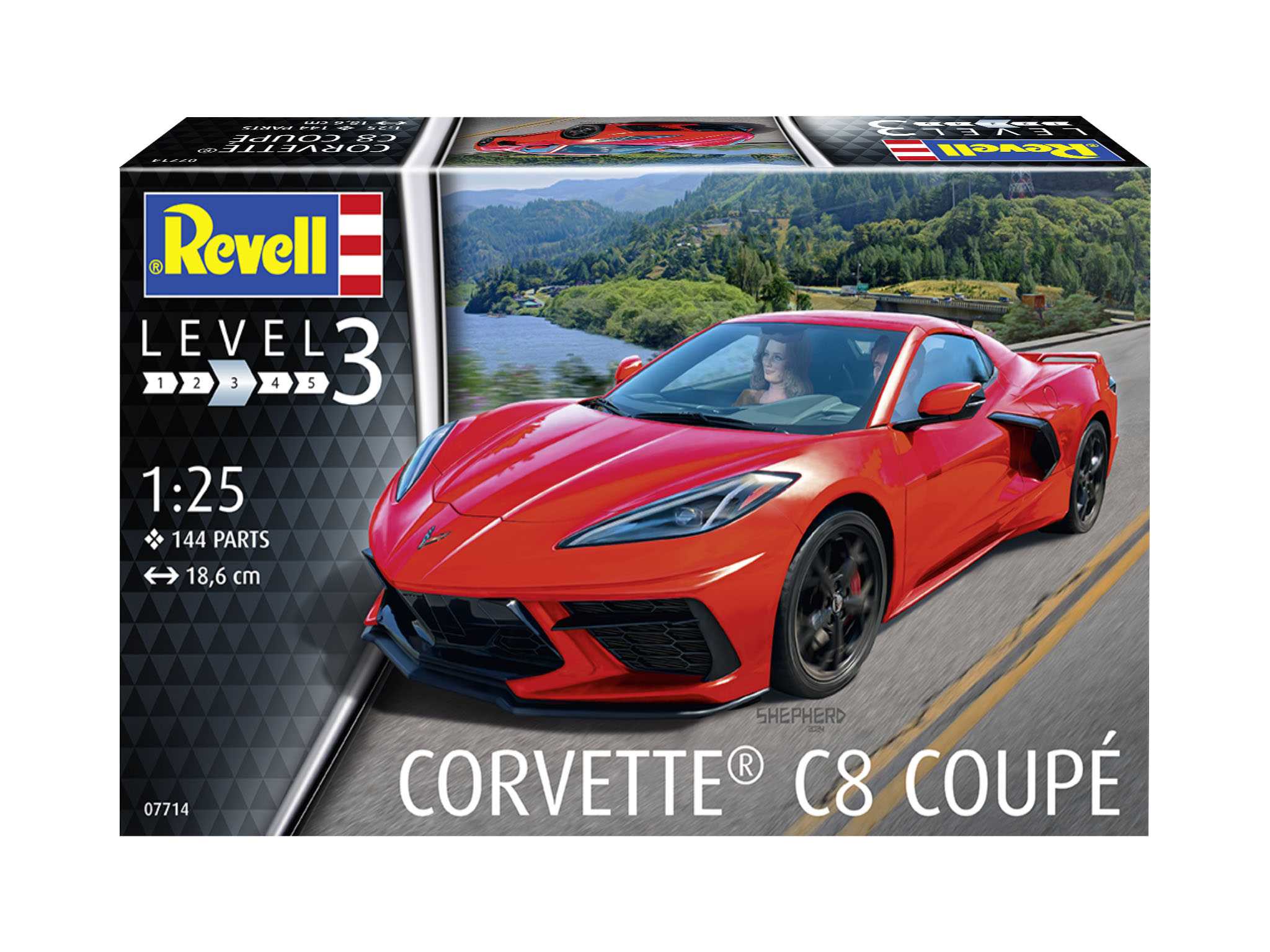 Plastic ModelKit auto 07714 - Corvette C8 Coupé (1:25)