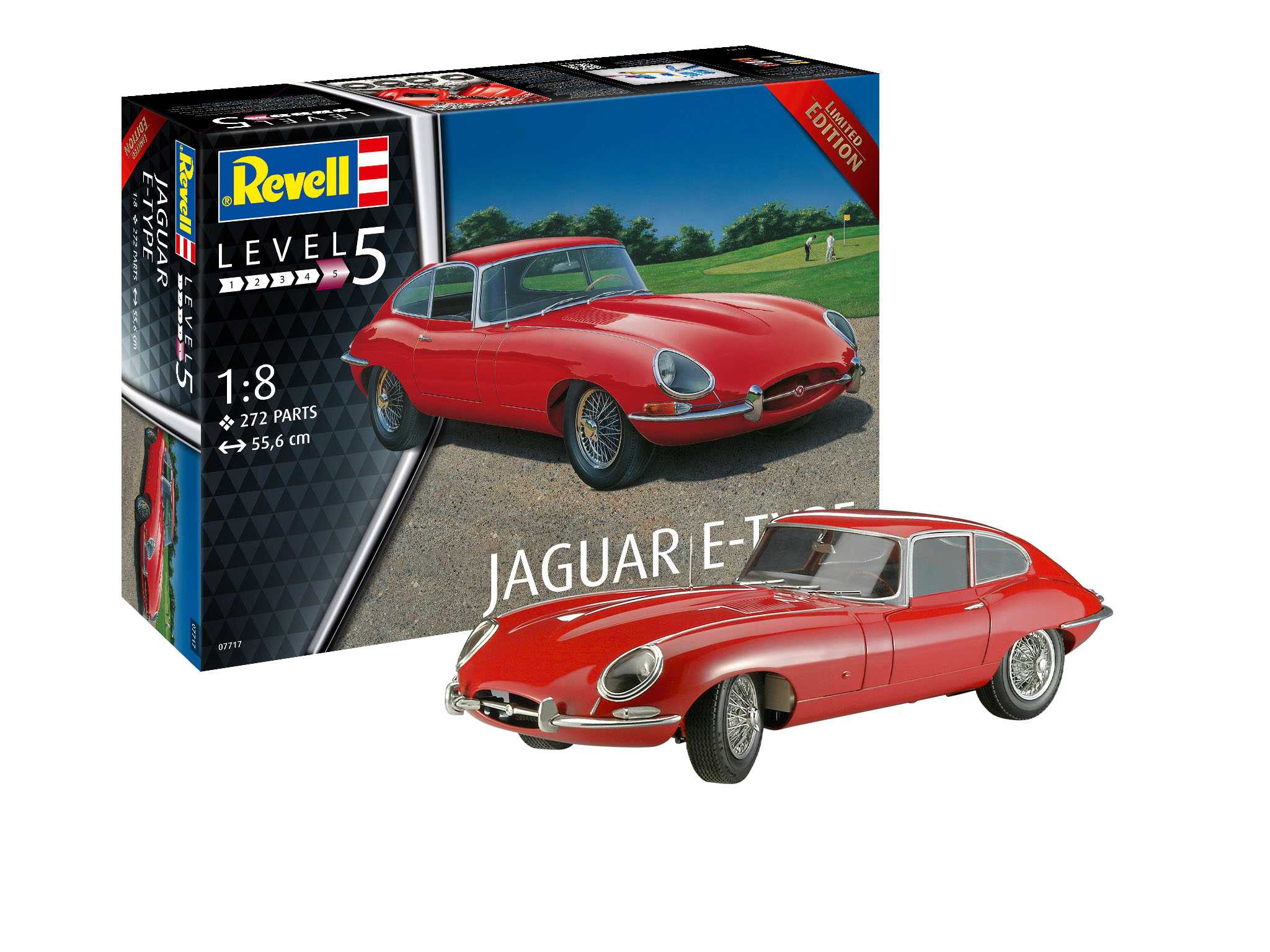 Plastic ModelKit auto 07717 - Jaguar E-Type (1:8)