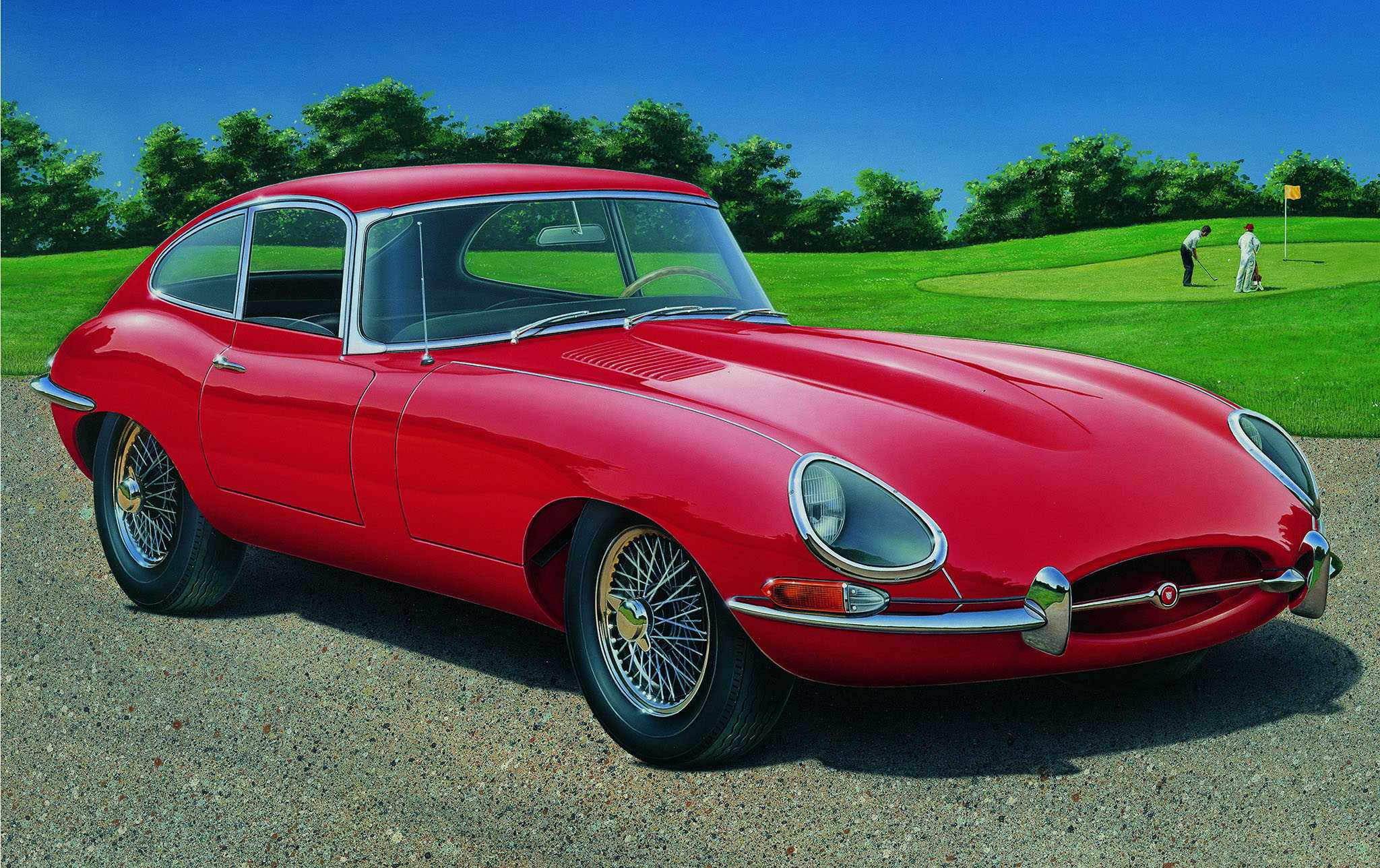 Plastic ModelKit auto 07717 - Jaguar E-Type (1:8)