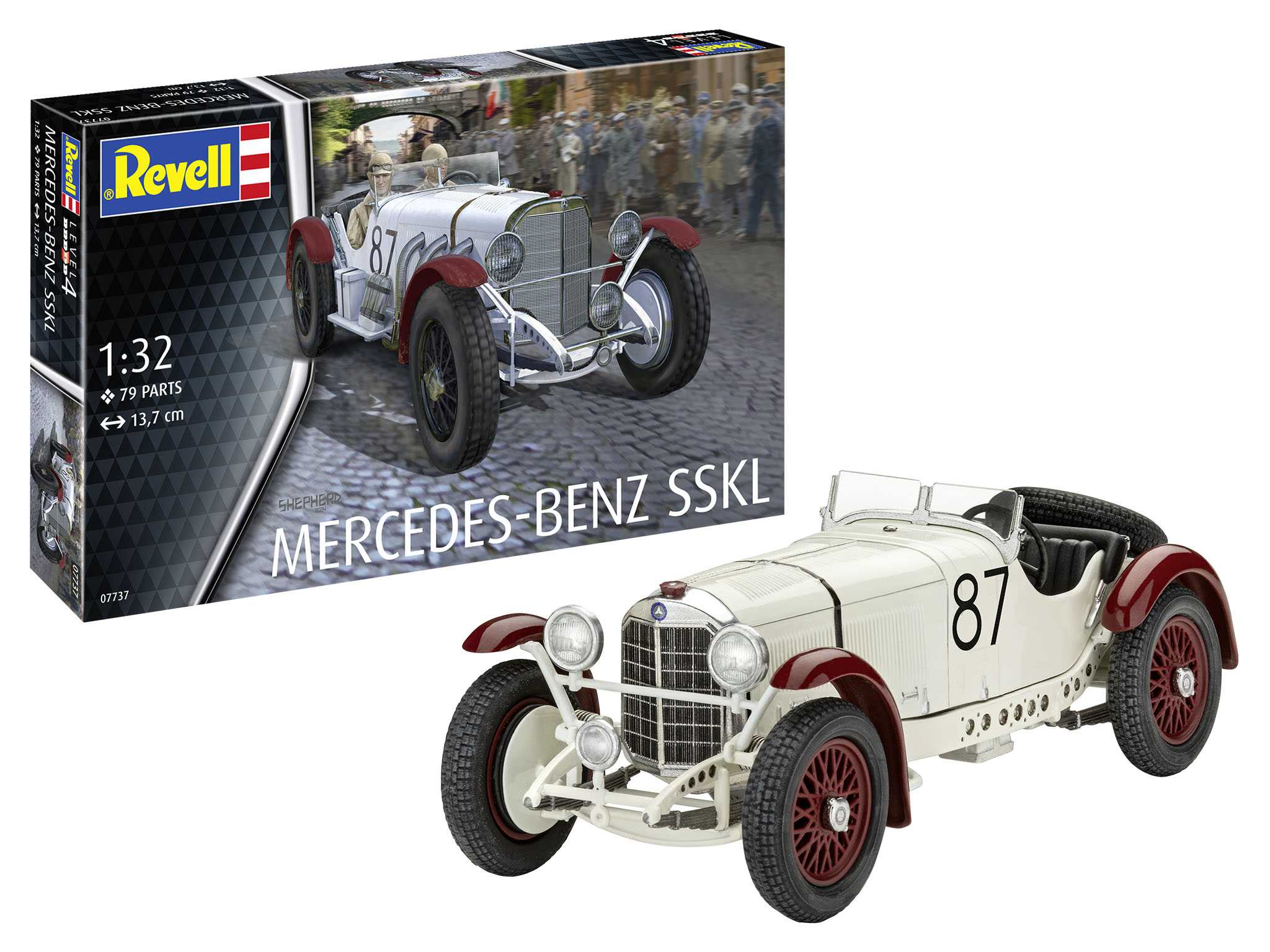 Plastic ModelKit auto 07737 - Mercedes-Benz SSKL (1:32)