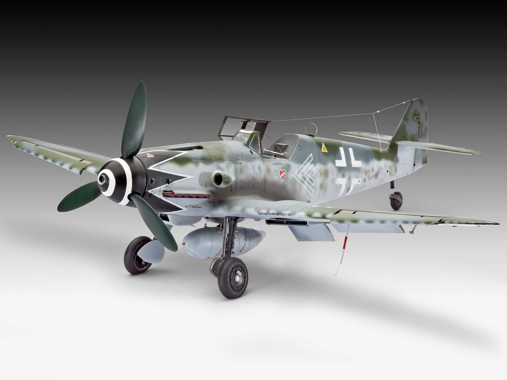 Plastic ModelKit letadlo 03752 - Messerschmitt Bf109G-10 Erla (1:32)