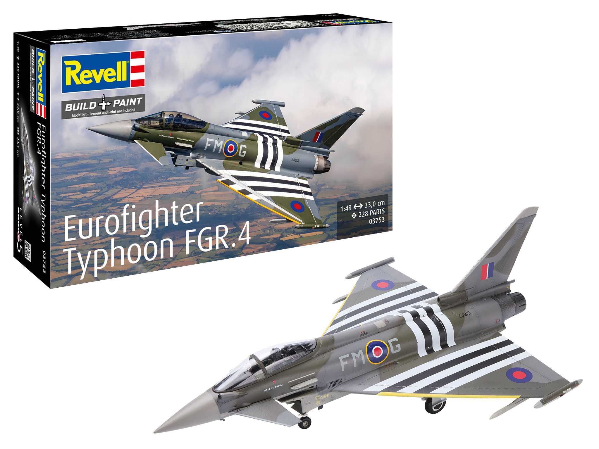 Plastic ModelKit letadlo 03753 - Eurofighter Typhoon FGR.4 (1:48)