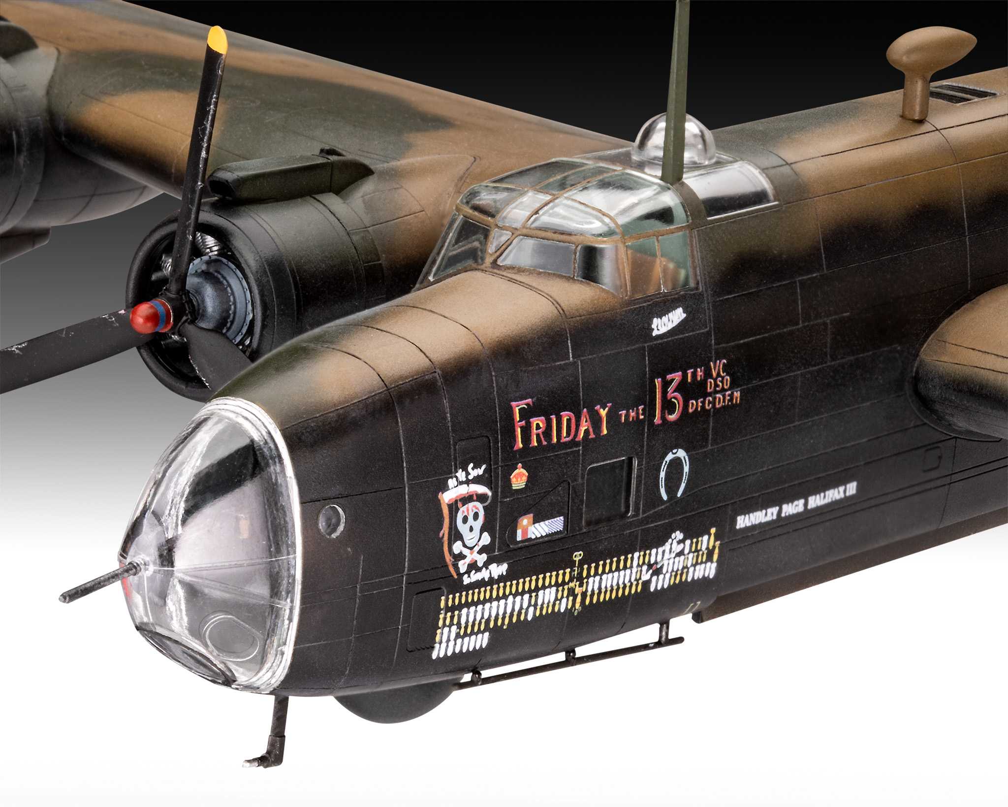 Plastic ModelKit letadlo 03756 - Handley Page Halifax B Mk.III (1:72)