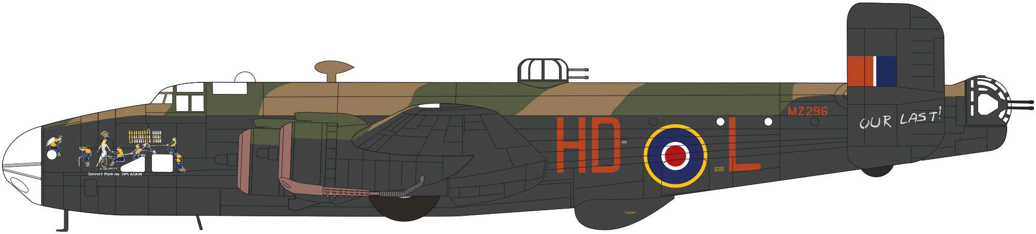 Plastic ModelKit letadlo 03756 - Handley Page Halifax B Mk.III (1:72)
