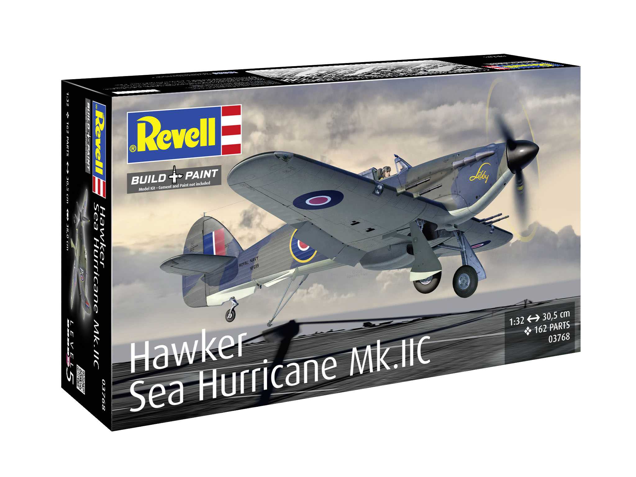Plastic ModelKit lietadlo 03768 - Hawker Sea Hurricane Mk.IIC (1:32) 18-03768