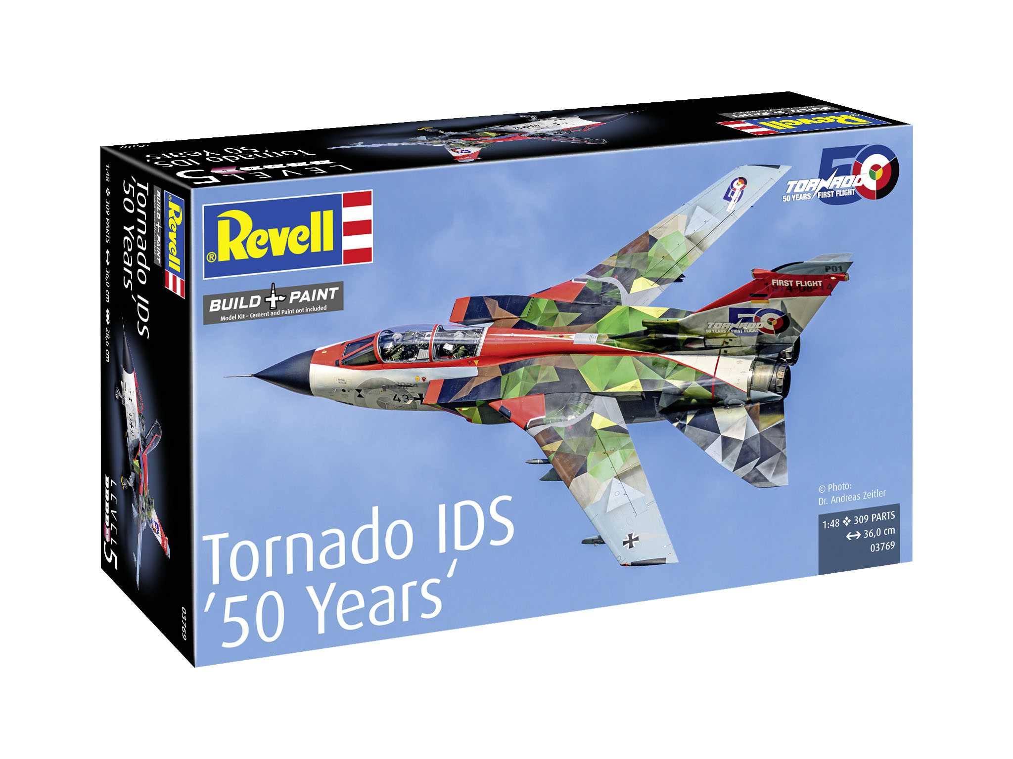 Plastic ModelKit letadlo 03769 - Panavia Tornado IDS "50 Years" (1:48)