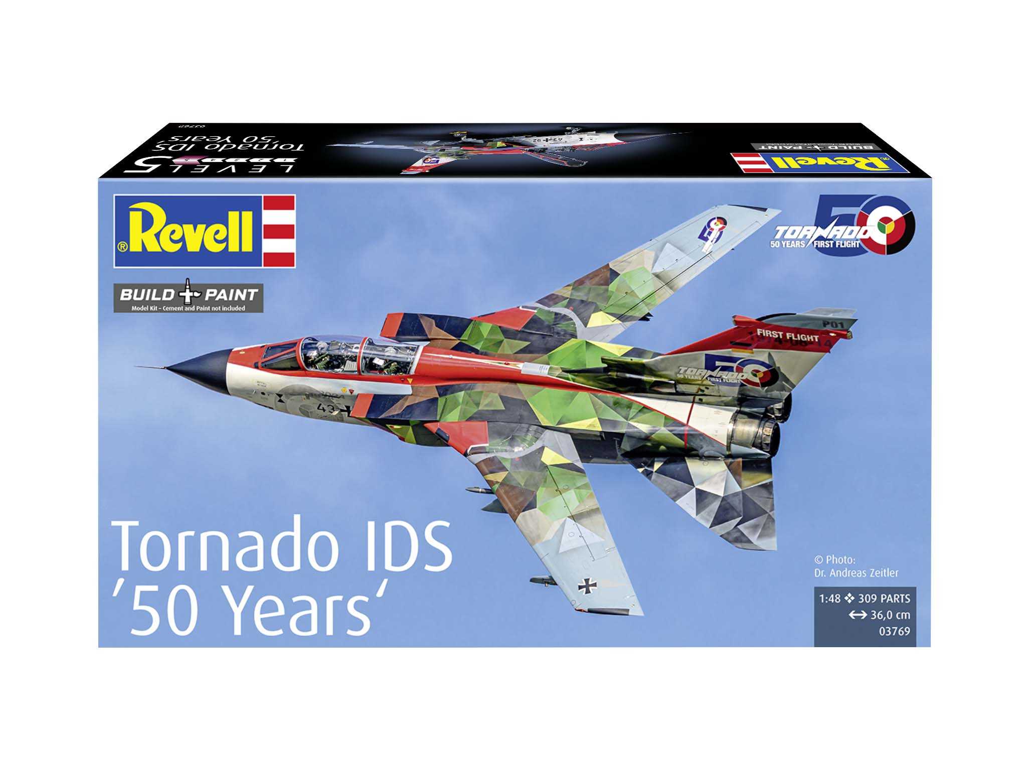 Plastic ModelKit letadlo 03769 - Panavia Tornado IDS "50 Years" (1:48)